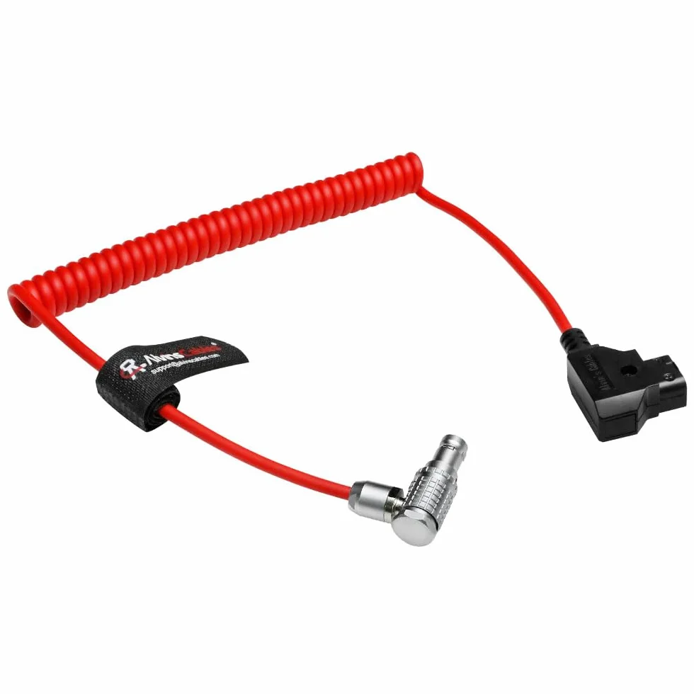 Alvin's Cables 2-pinowy kabel zasilający męski na D-Tap do Teradek SmallHD Z-CAM Blackmagic Pyxis, ultra miękki