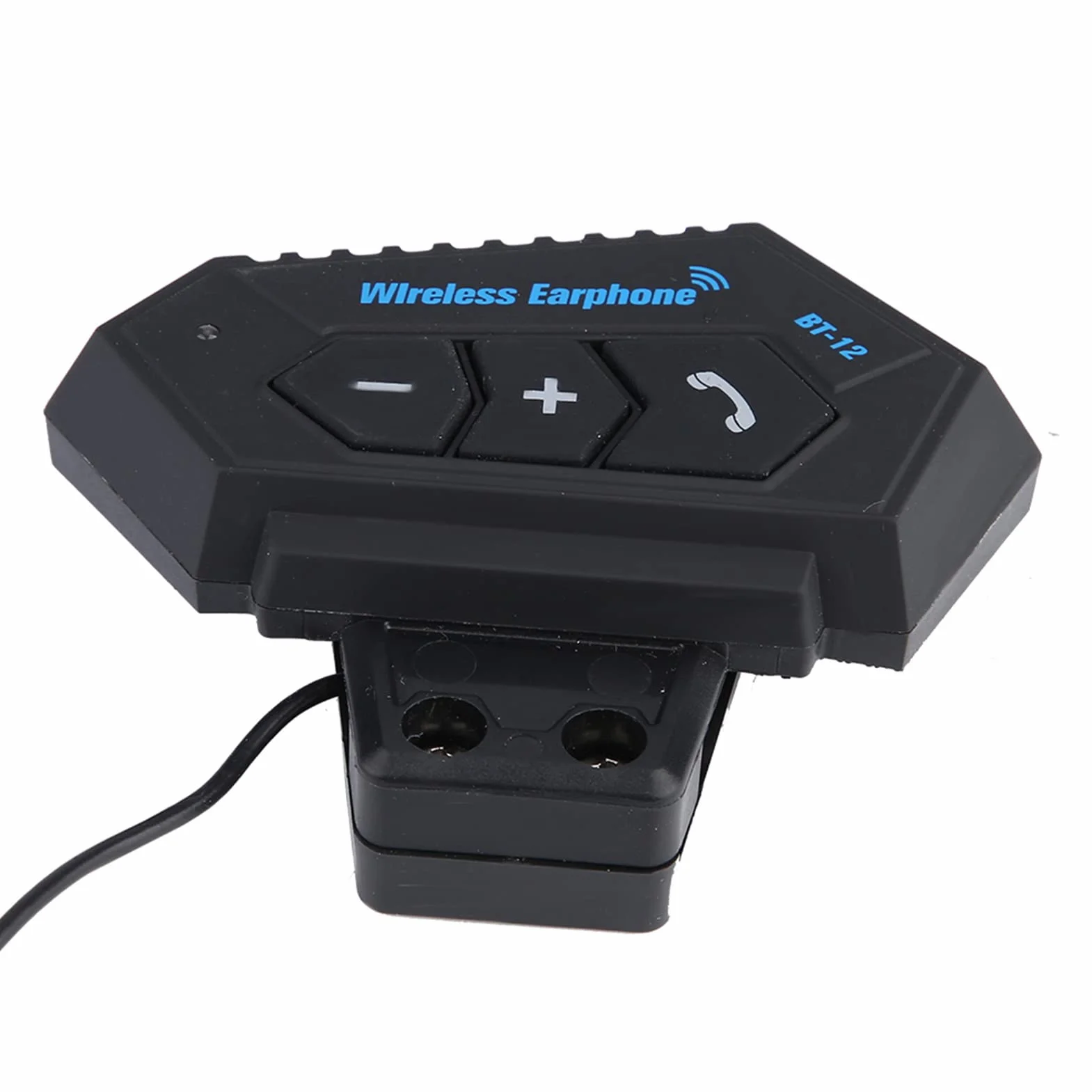 Ejoyous Zestaw słuchawkowy Bluetooth do kasku motocyklowego, słuchawki do kasku motocyklowego, Hi-Fi, bezprzewodowe, czarne