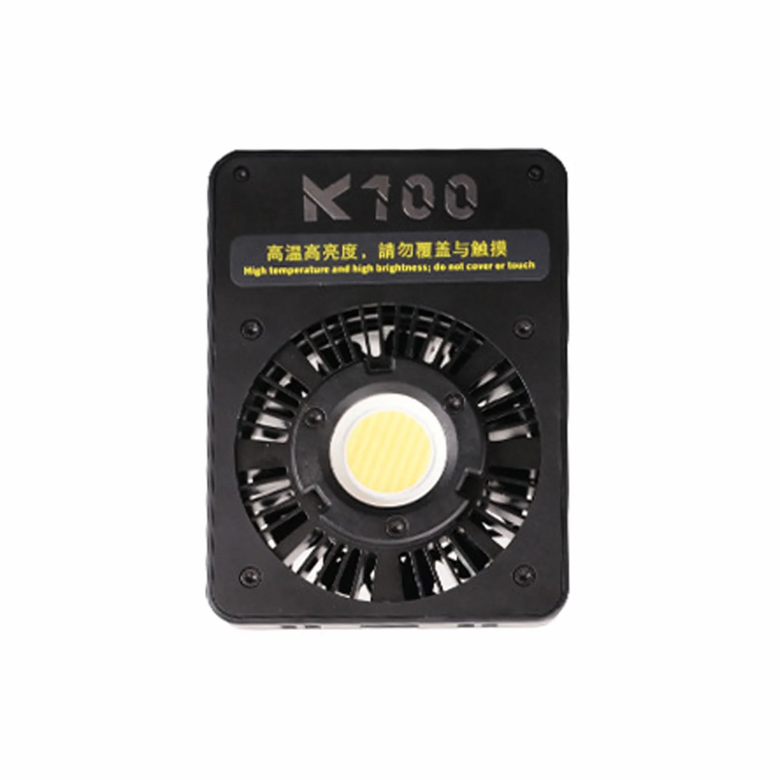 Wideo LED o Mocy 100 W, Studyjna o Wysokiej Jasności 40 000 Luksów, 9 Trybów Sceny Wideo z regulacją Temperatury Barwowej 2800 K–6800 K do Fotografowania, Nagrywania i na żywo