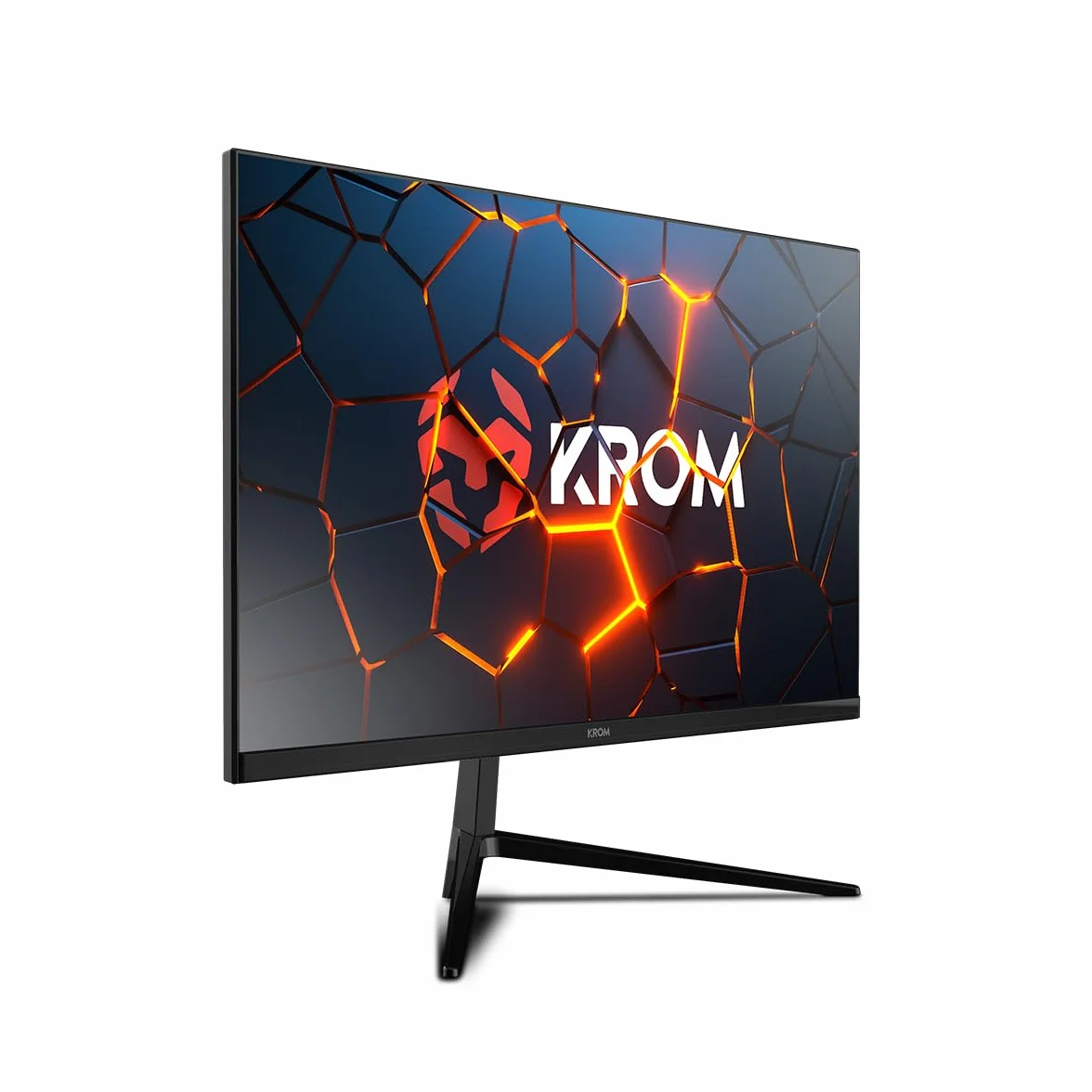 KROM KERTZ - Gamingowy monitor 24" LED RGB 200HZ, czas reakcji 1ms, FullHD (1920X1080px), HDR, AMD Freesync & NVIDIA G-Sync, system VESA 75X75, Low Blue Light/Flicker Free, HDMI, Display port, czarny