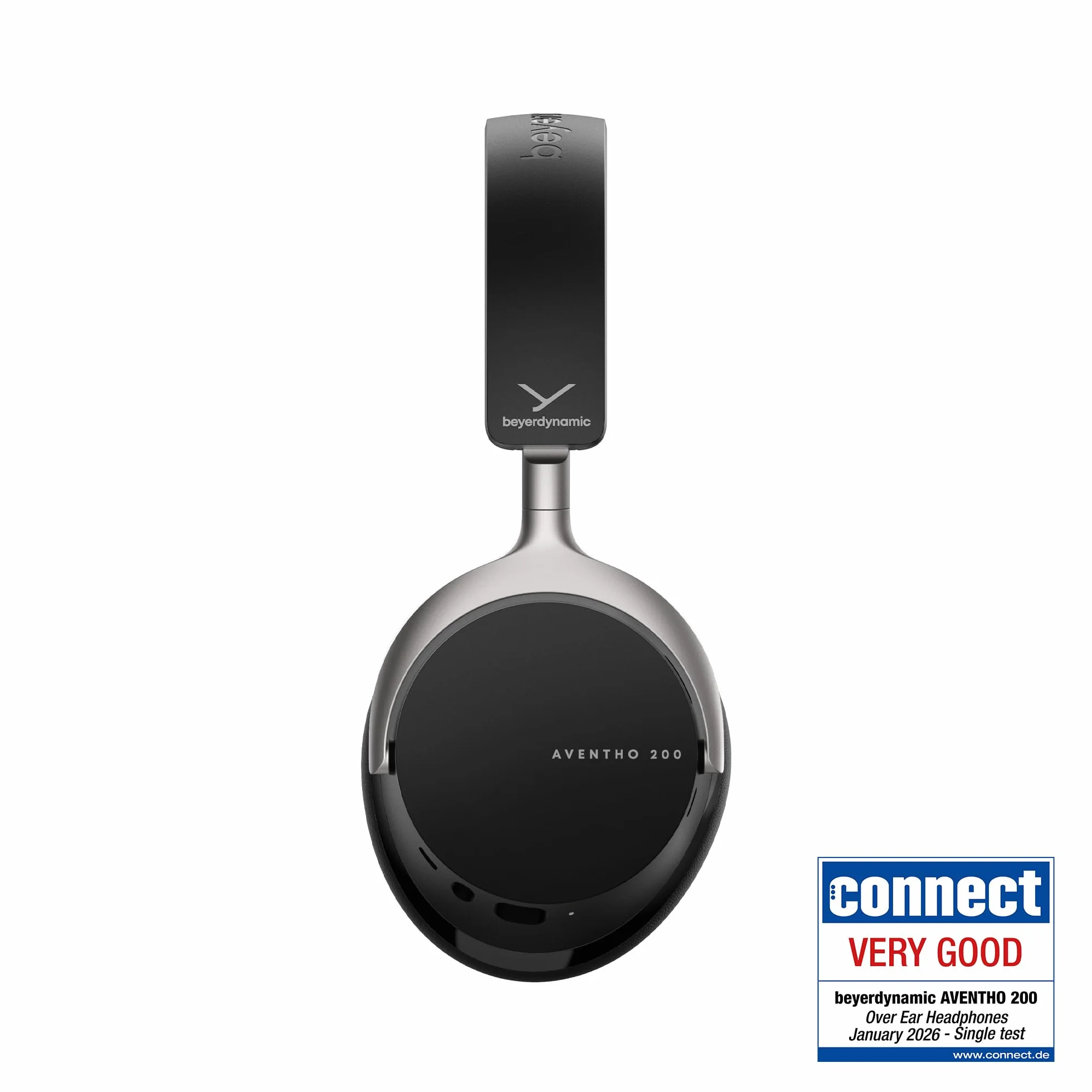 beyerdynamic AVENTHO 200 bezprzewodowe słuchawki nauszne z redukcja szumów, 60 uur batterijduur, opvouwbare behuizing, vervangbare oorkussens, in czarny - nieuwe update beschikbaar via app