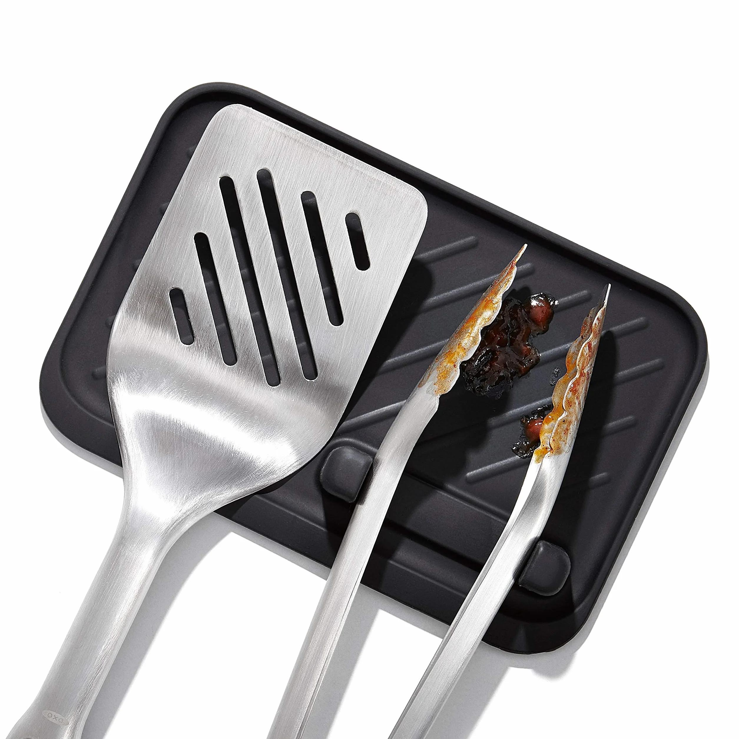 OXO Good Grips podstawka na narzędzia do grillowania, czarna