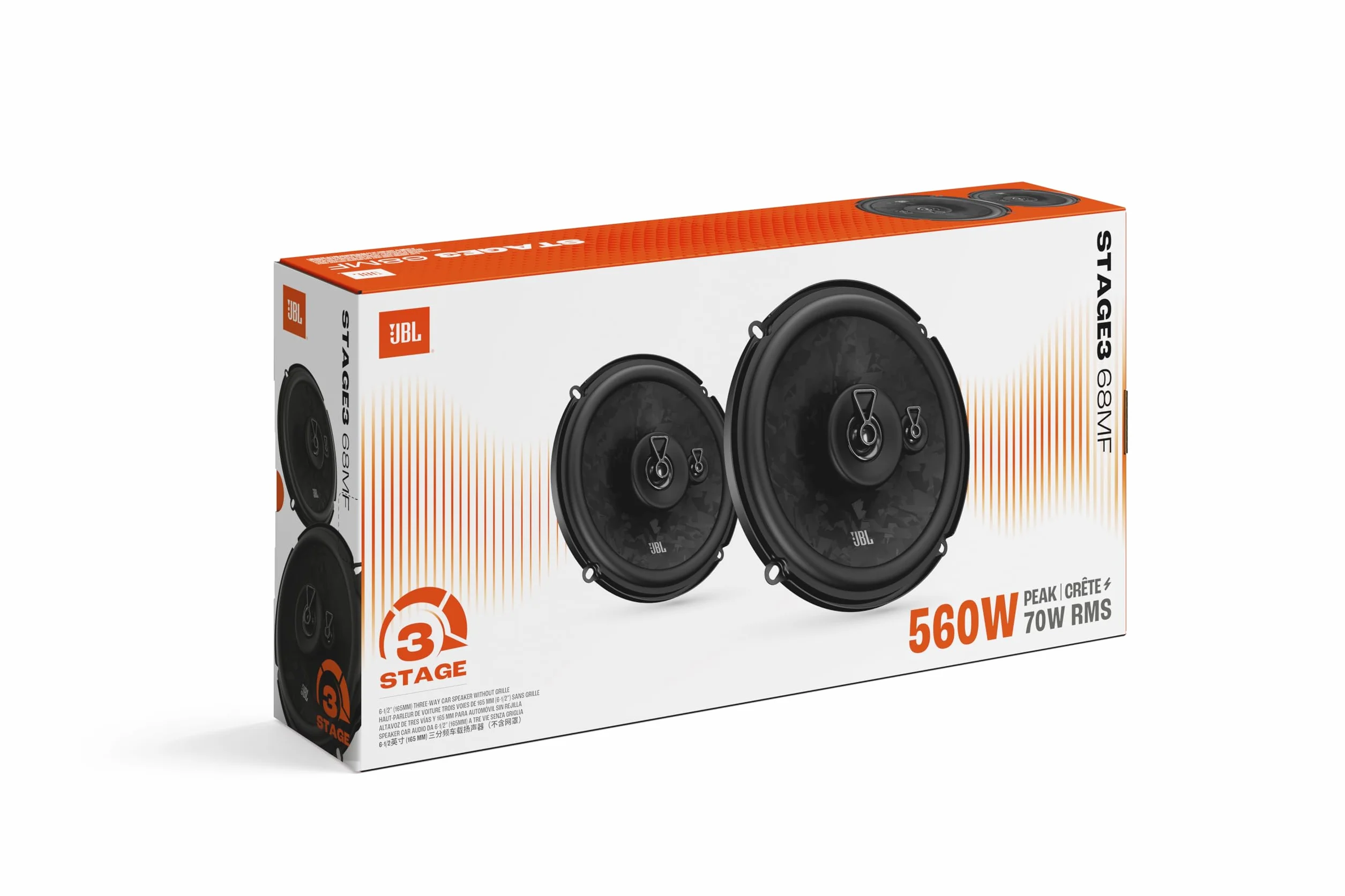 JBL STAGE3 GEN2 68MF zestaw głośników pełnozakresowych 16.5 cm