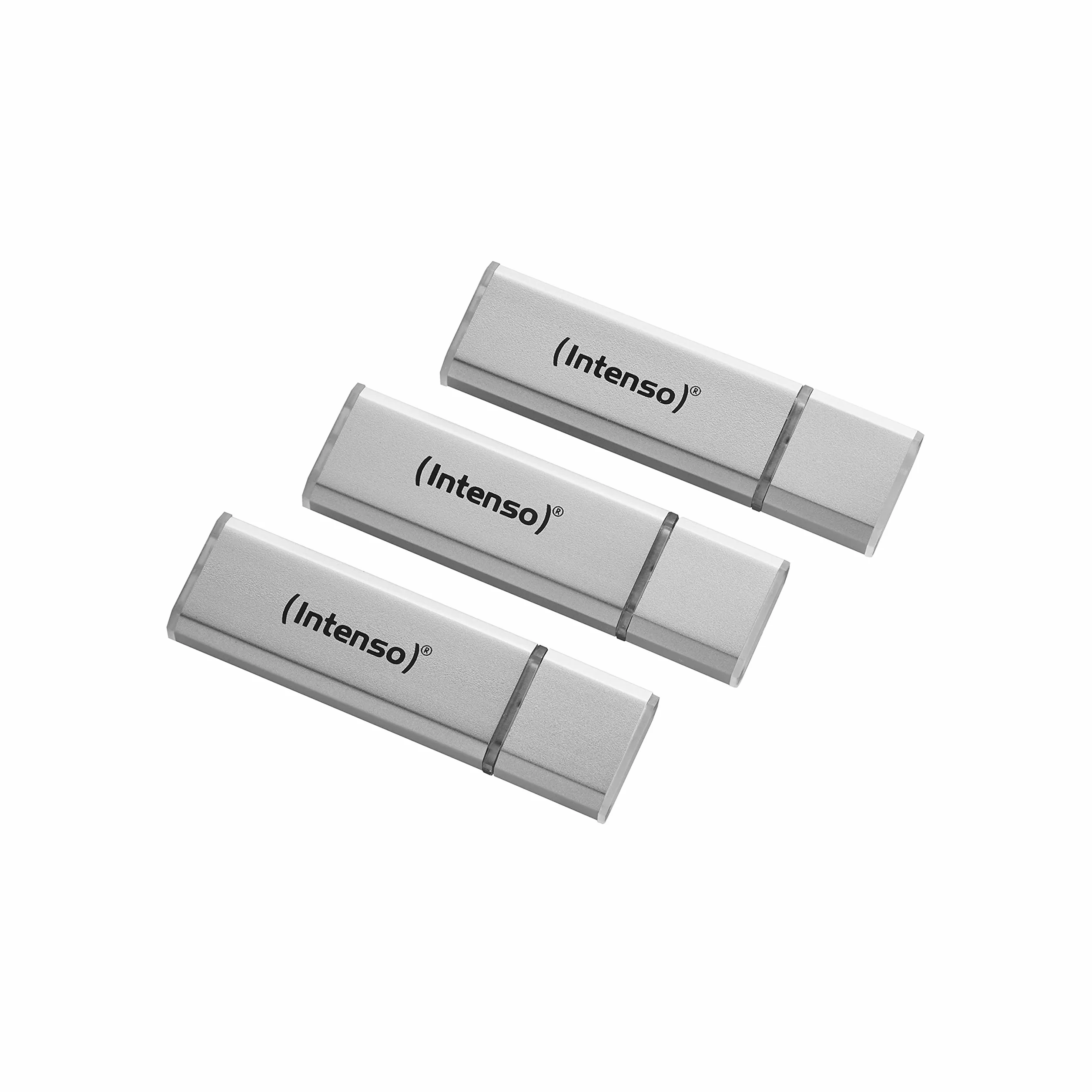Intenso Alu Line 3 x 16 GB pamięć USB 2.0 srebrna (potrójne opakowanie)