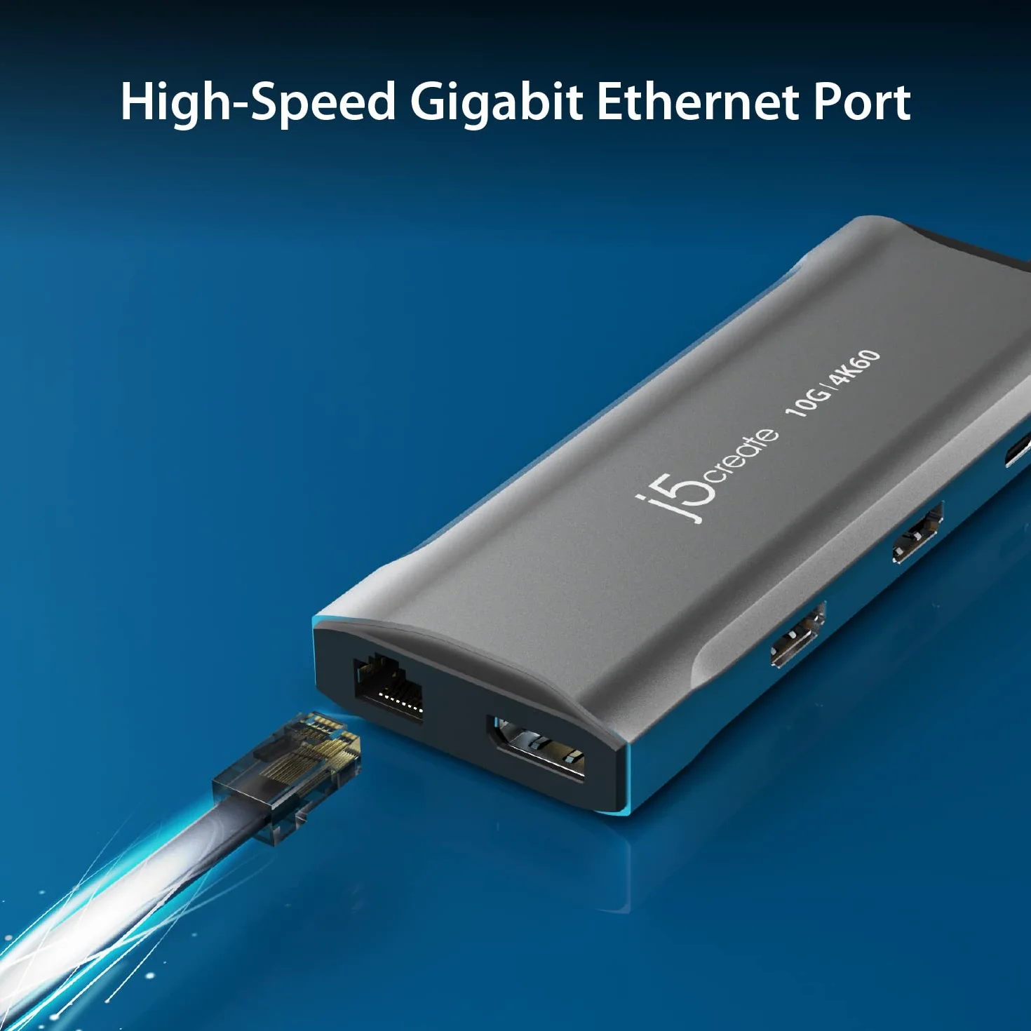 j5create Potrójny koncentrator wyświetlacza USB C 4K – 4K HDMI x2, 4K DP, 2 USB-A i USB-C 10 Gb/s, PD 100 W, Ethernet, czytnik kart SD 4.0, do XPS, Surface Pro (JCD397)