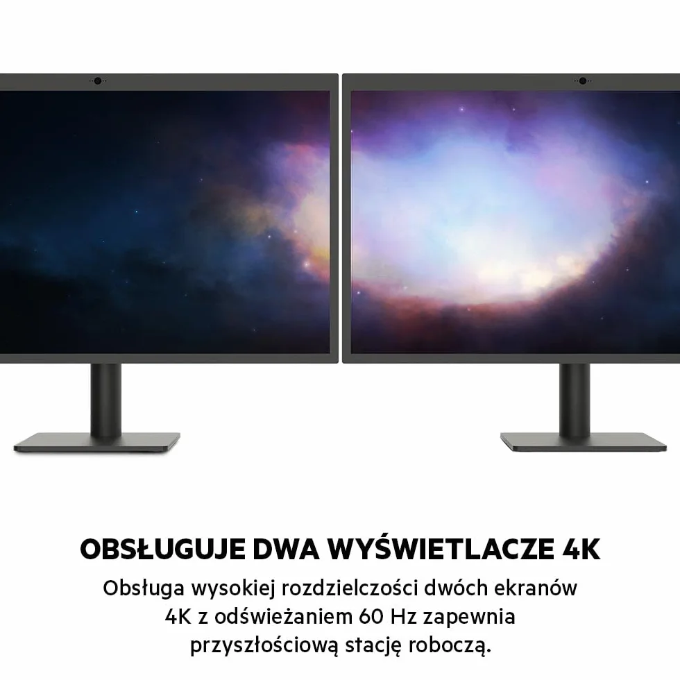 Stacja dokująca Belkin Thunderbolt 3 Dock Plus z 0,8 m kablem Thunderbolt 3 (stacja dokująca Thunderbolt dla macOS i Windows), Podwójne 4K przy odświeżaniu 60 Hz, transmisja 40 Gb/s, ładowanie 60 W