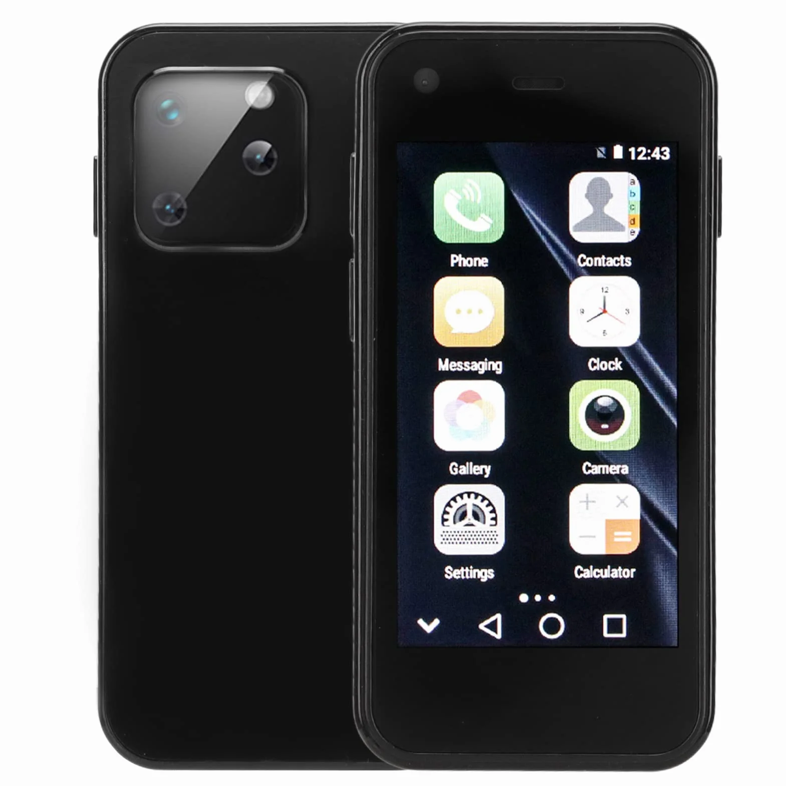 Mini Smartfon, Czterordzeniowy Odblokowany Telefon Komórkowy z Androidem 6.0 Telefon Komórkowy dla Dzieci i Dorosłych, Ekran 2.5" HD, 3G Dual SIM, 1GB 8GB ROM, WiFi, Bluetooth,