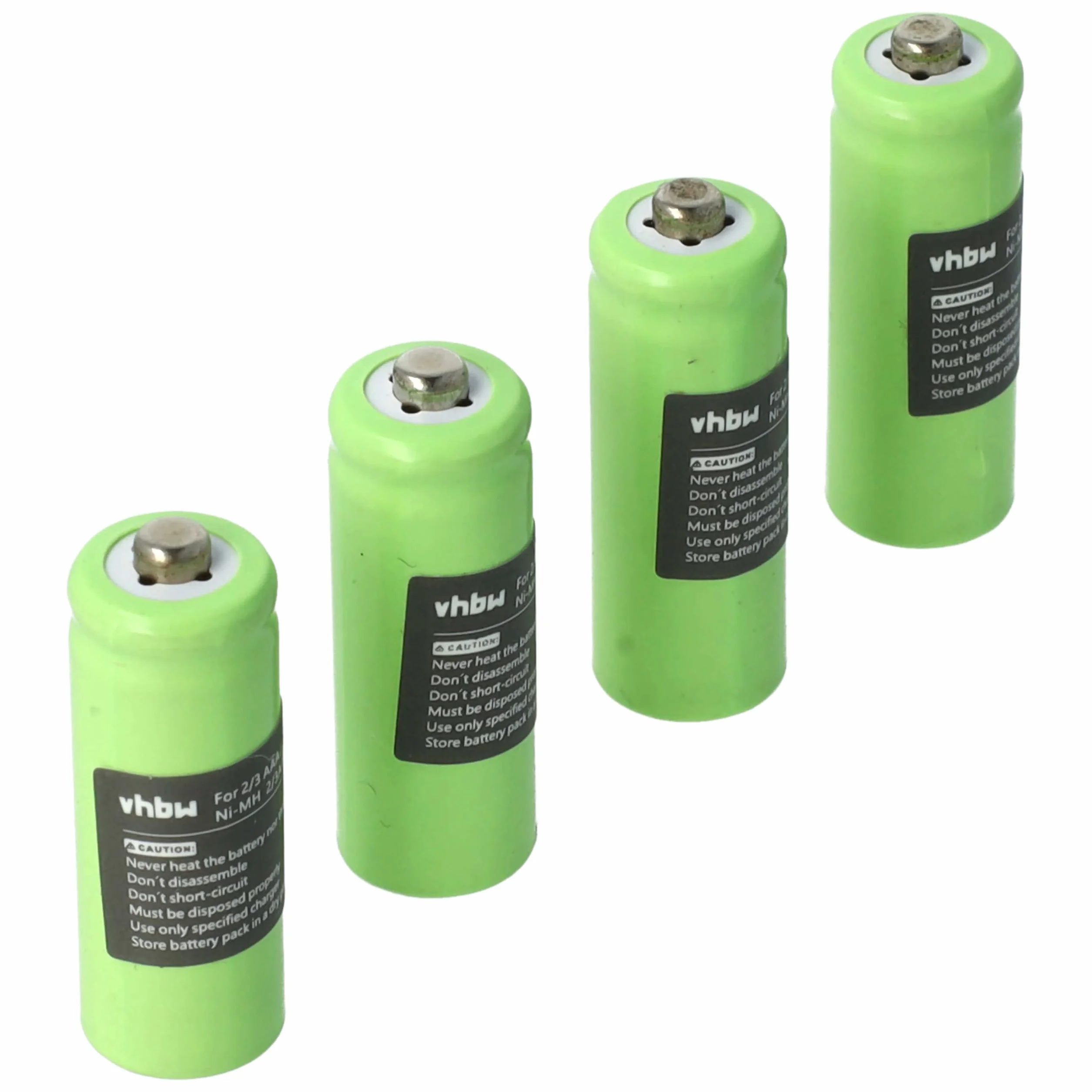 vhbw 4 x bateria kompatybilna z telefonem stacjonarnym Hagenuk Classico iDect X1, X1i, X11 (400 mAh, 1,2 V, NiMH) - zamiennik GP40AAA