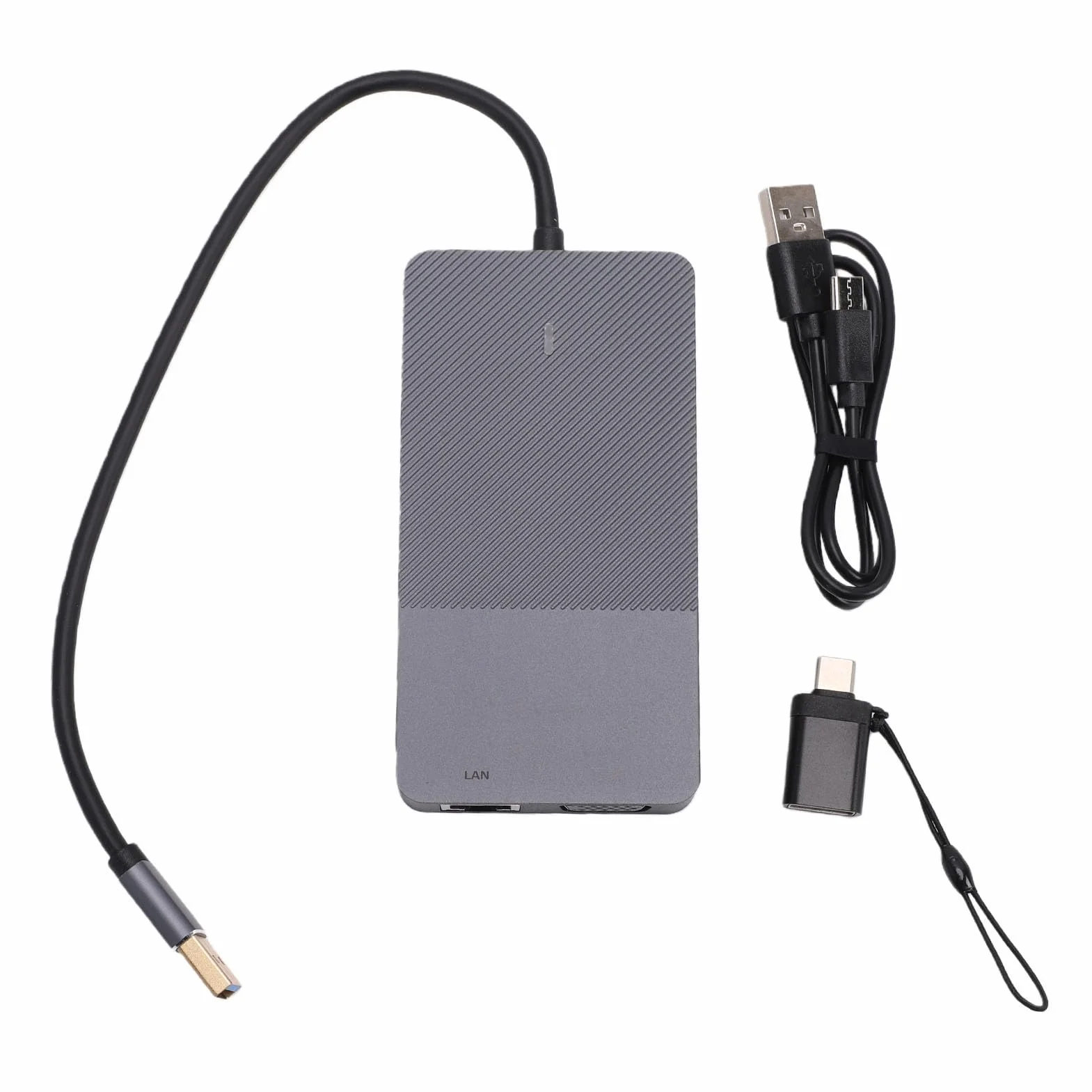 Generic Stacja Dokująca USB 3.0 z obudową ze Stopu Aluminium Wyświetlacz z 3 Ekranami dla Profesjonalistów Pracujących w Domu i Graczy