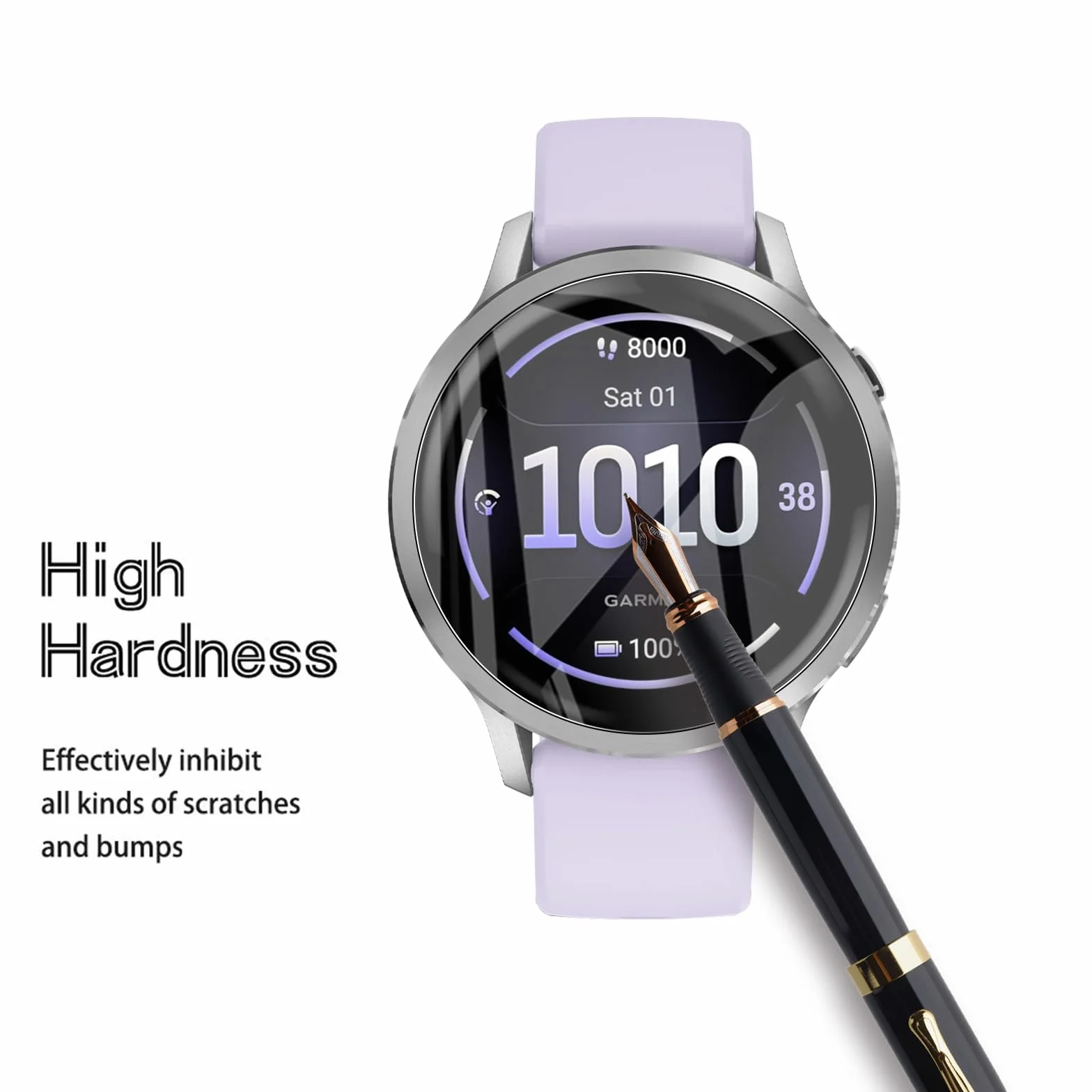 AOKUMA [5-pak do Garmin Venu 4 41 mm/Venu 3S 41 mm miękka osłona ekranu TPU, elastyczna folia TPU [nie szkło], odporna na zarysowania, bez pęcherzyków powietrza, przyjazna dla obudowy, przezroczysta