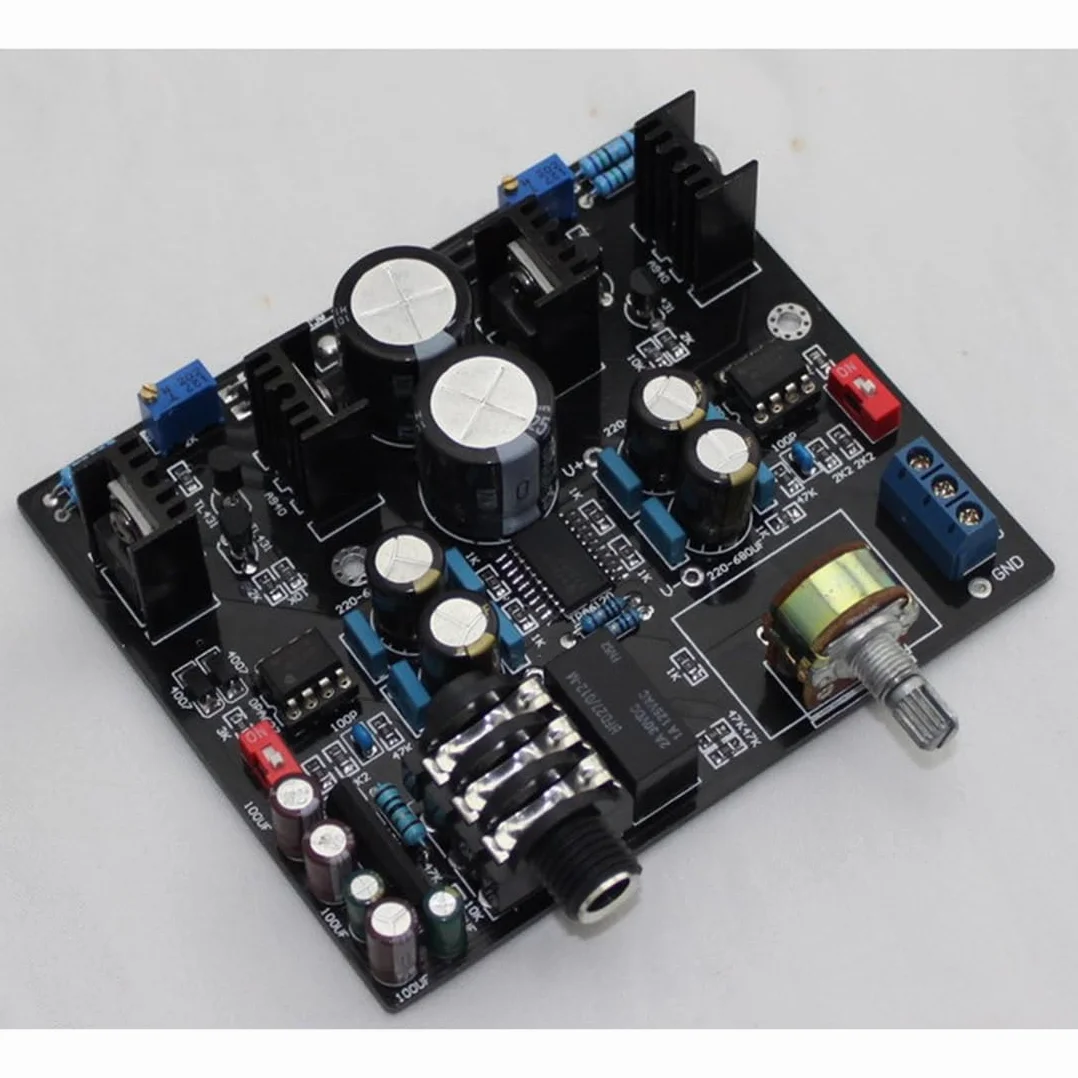 ALPS Tuning Board TPA6120A płyta wzmacniacza AC15V-0-15V przy użyciu NE5534 podwójny OP-AMP Hi-Fi przedwzmacniacz słuchawkowy DIY moduł audio