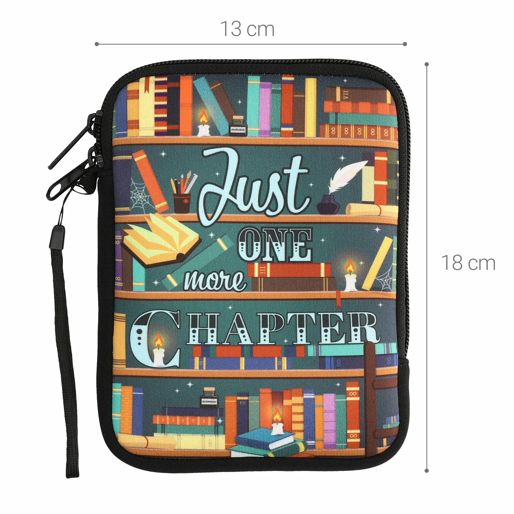 kwmobile etui ochronne do czytnika e-czytników neoprenowe 17 x 12 x 2 cm wielokolorowy