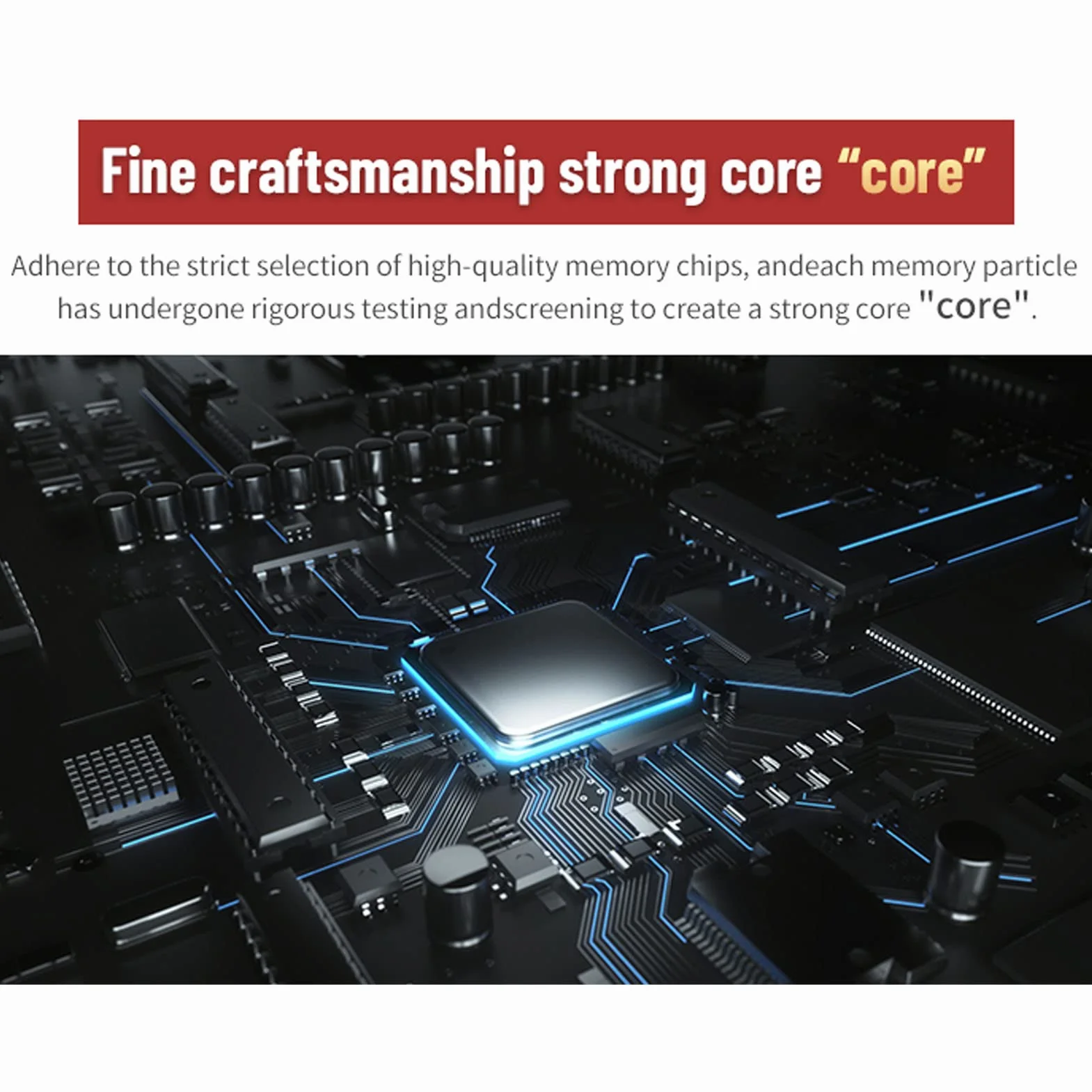 DDR4 3600MHz RAM 28800 PARTWADA 18-22-22-42 CL 1,35V RGB Pamięć na Komputery Stacjonarne z wtyczką i Odtwarzaniem łatwej Instalacji Rozpraszania Ogrzewania Obudowy Metalowej (8GB)