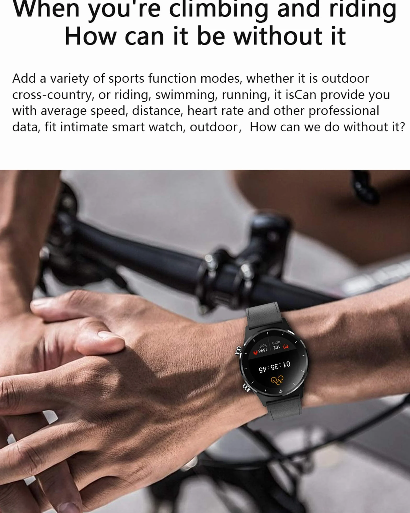 Inteligentny zegarek na Androida iOS Fitness Tracker z pulsometrem Ciśnienie krwi IP68 Wodoodporny Tlen we krwi Krokomierz Monitorowanie snu Inteligentny zegarek Bluetooth dla kobiet Mężczyźni B (E)