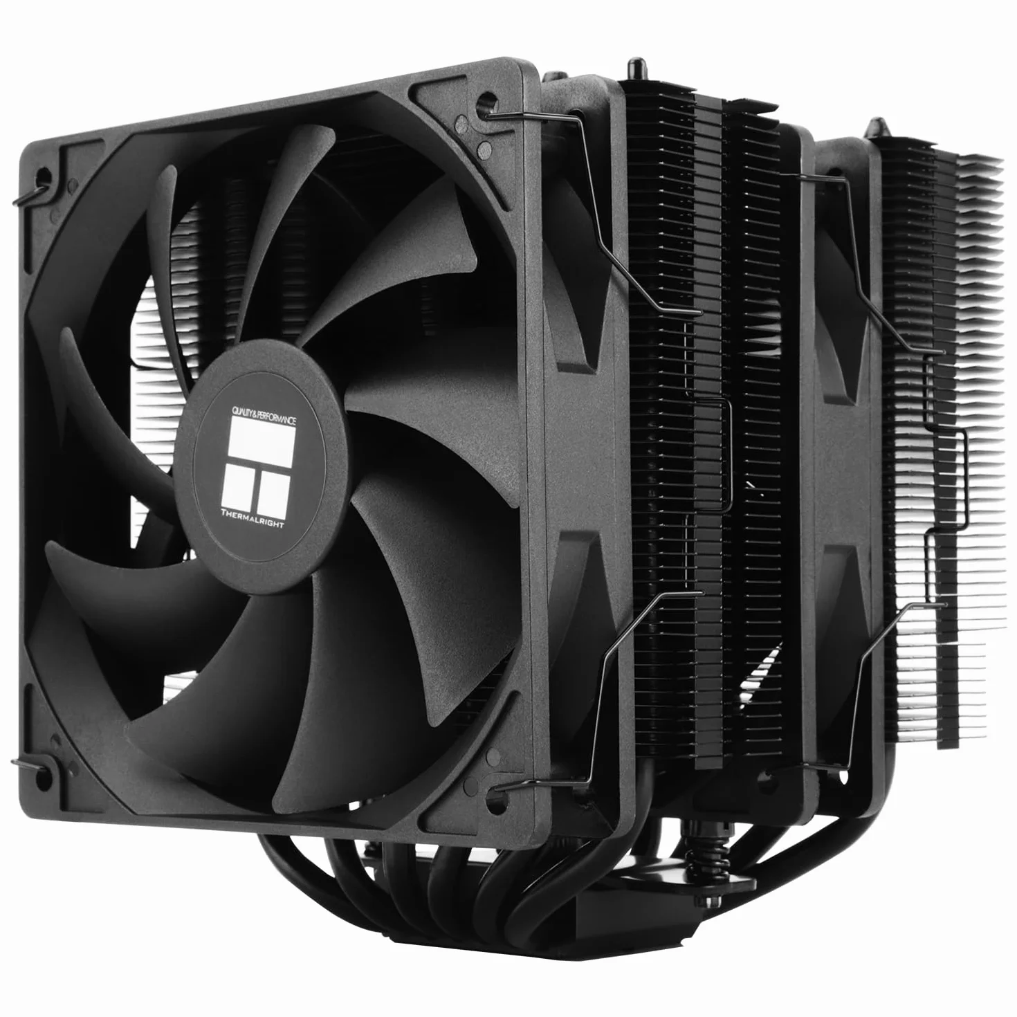 Thermalright Peerless Assassin 120 SE Black procesor Cooler (6 rurek grzewczych AGHP, dwa wentylatory PWM 120 mm, prędkość 1550 obr./min, do AM4/AM5 i Intel 1700/1851/115X/1200)