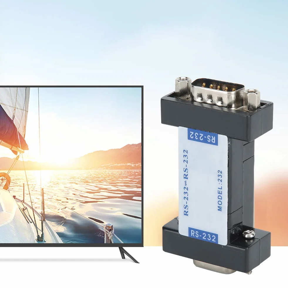 Porty szeregowe RS232 do RS232 Izolator optyczny DB9 Izolowany adapter interfejsu RS232