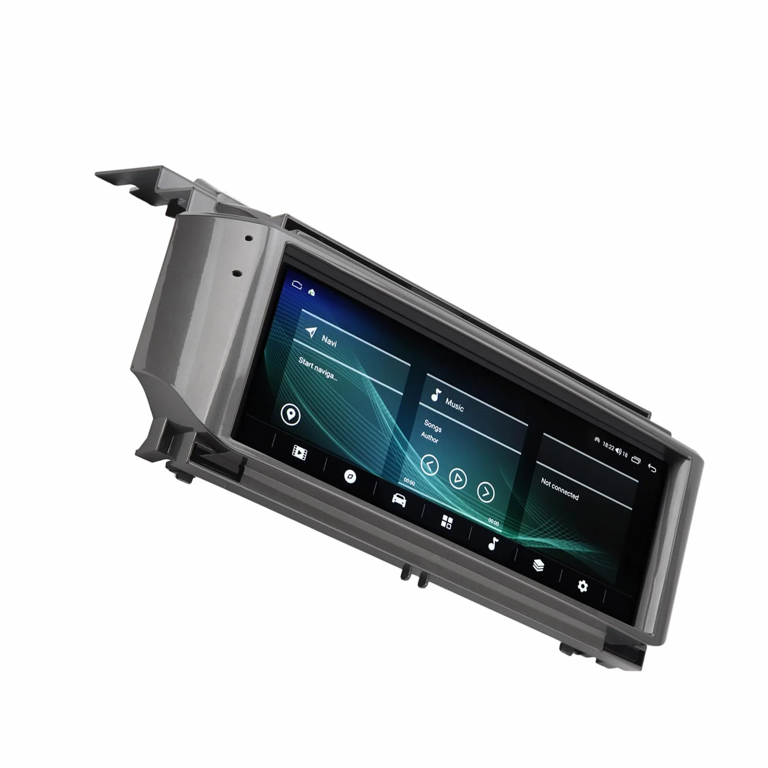 12.3in 8 rdzeń Samochodowy Odtwarzacz Multimedialny, Przenośne Samochodowe Stereo Ekran Dotykowy Nawigacja GPS Radio Stereo Zamiennik dla Rover V8 L322 (8+128G)
