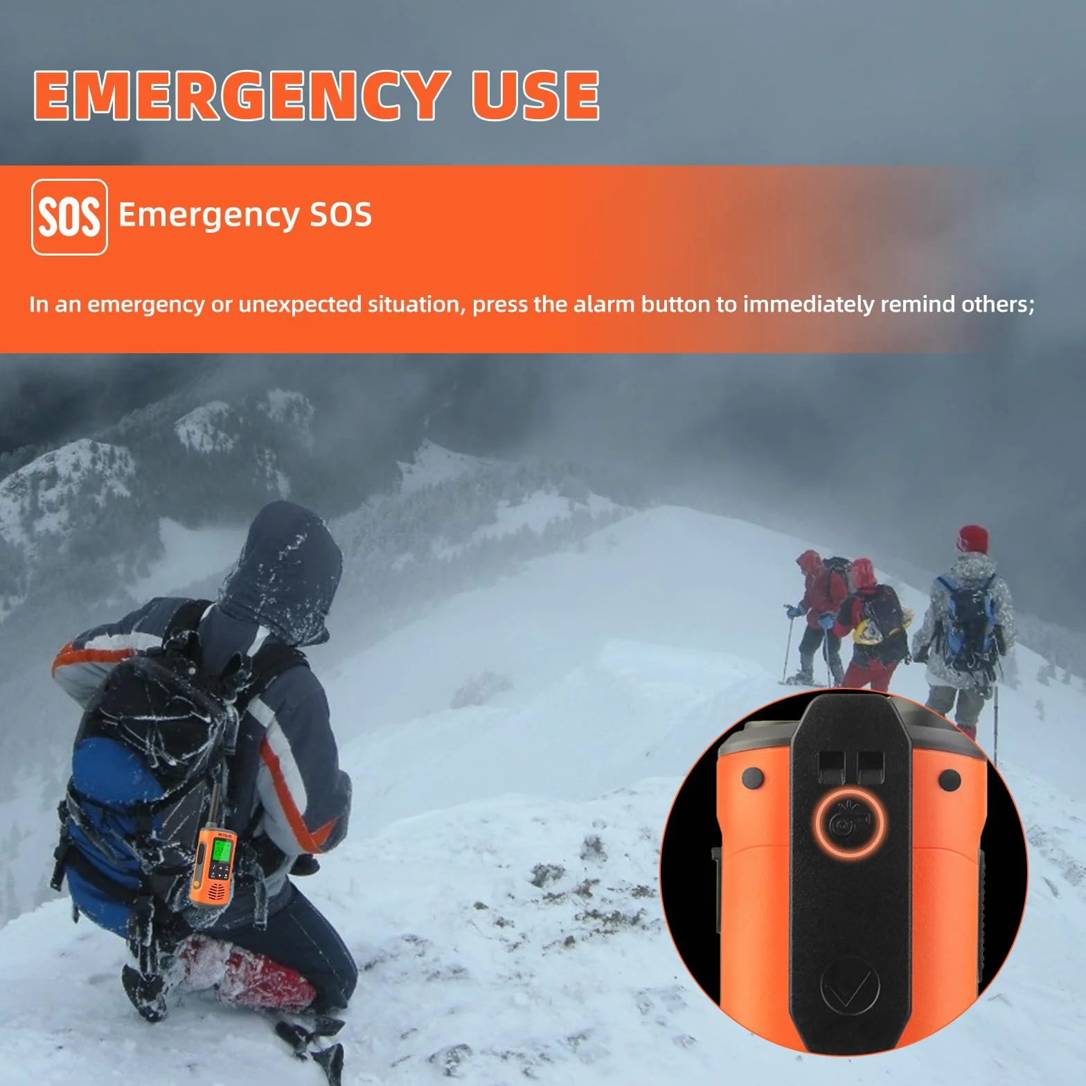 Retevis RT45P Walkie Talkie, Wodoodporność IP67, Bezpłatna Licencja Pmr446, Z Akumulatorem Aa Do Jazdy Na Nartach Dla Dorosłych Zajęcia Na Świeżym Powietrzu, Ratować, Nagły Wypadek (2Sztuki)