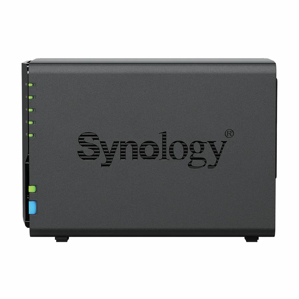 Synology DS225+ 12TB (Seagate Ironwolf 2x6TB) 2-Bay Plus Series - Intel Celeron J4125 Quad-Core, 2 GB DDR4 Non-ECC SODIMM, 1 x 2,5 GbE i 1 x Port LAN RJ-45 1GbE