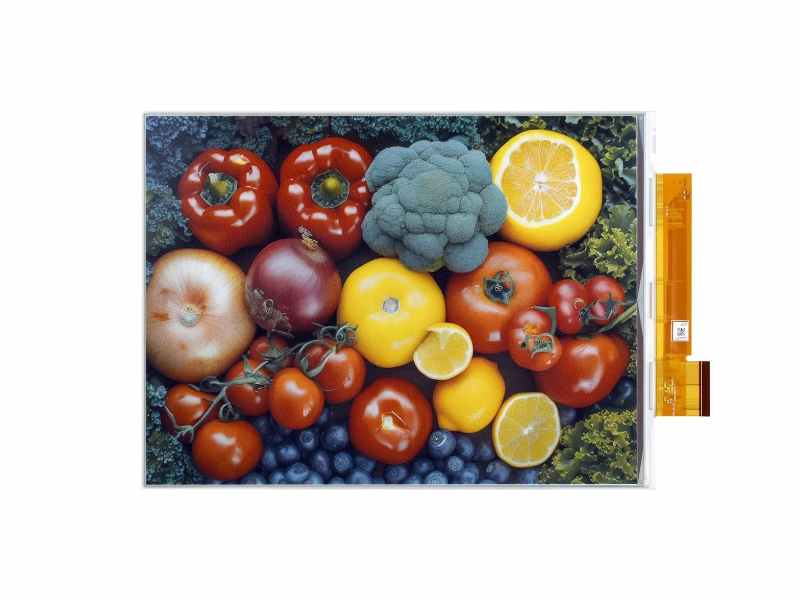 Waveshare 13.3inch E Ink Spectra 6 (E6) Full Color E-Paper Raw Display without Driver Board, 1600x1200 Pixels, SPI Communication, E-Ink Raw Display