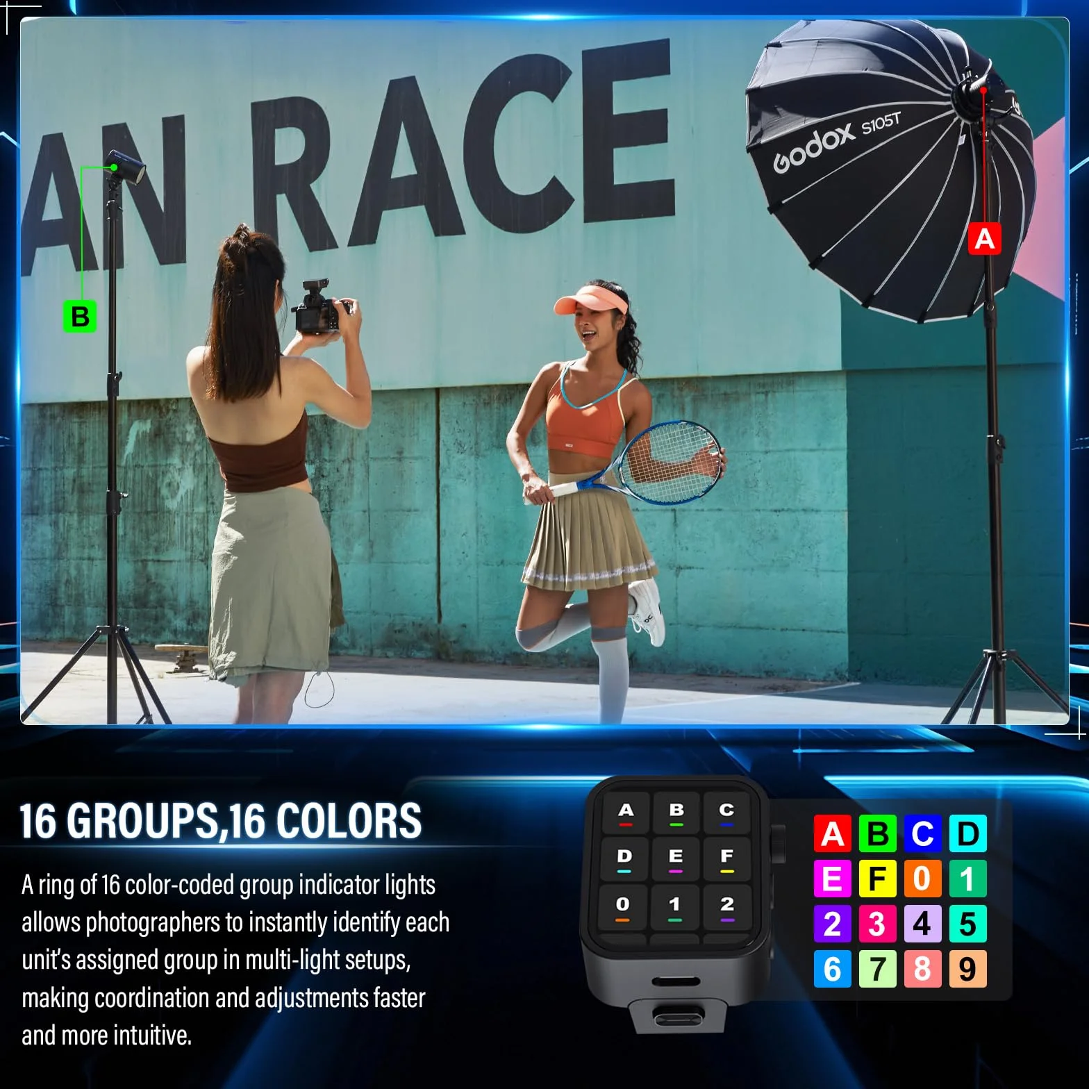 Godox AD100 Pro II kieszonkowa lampa błyskowa AD100PROII,490 pełna moc lampy błyskowej Godox AD100proII+AK-R1