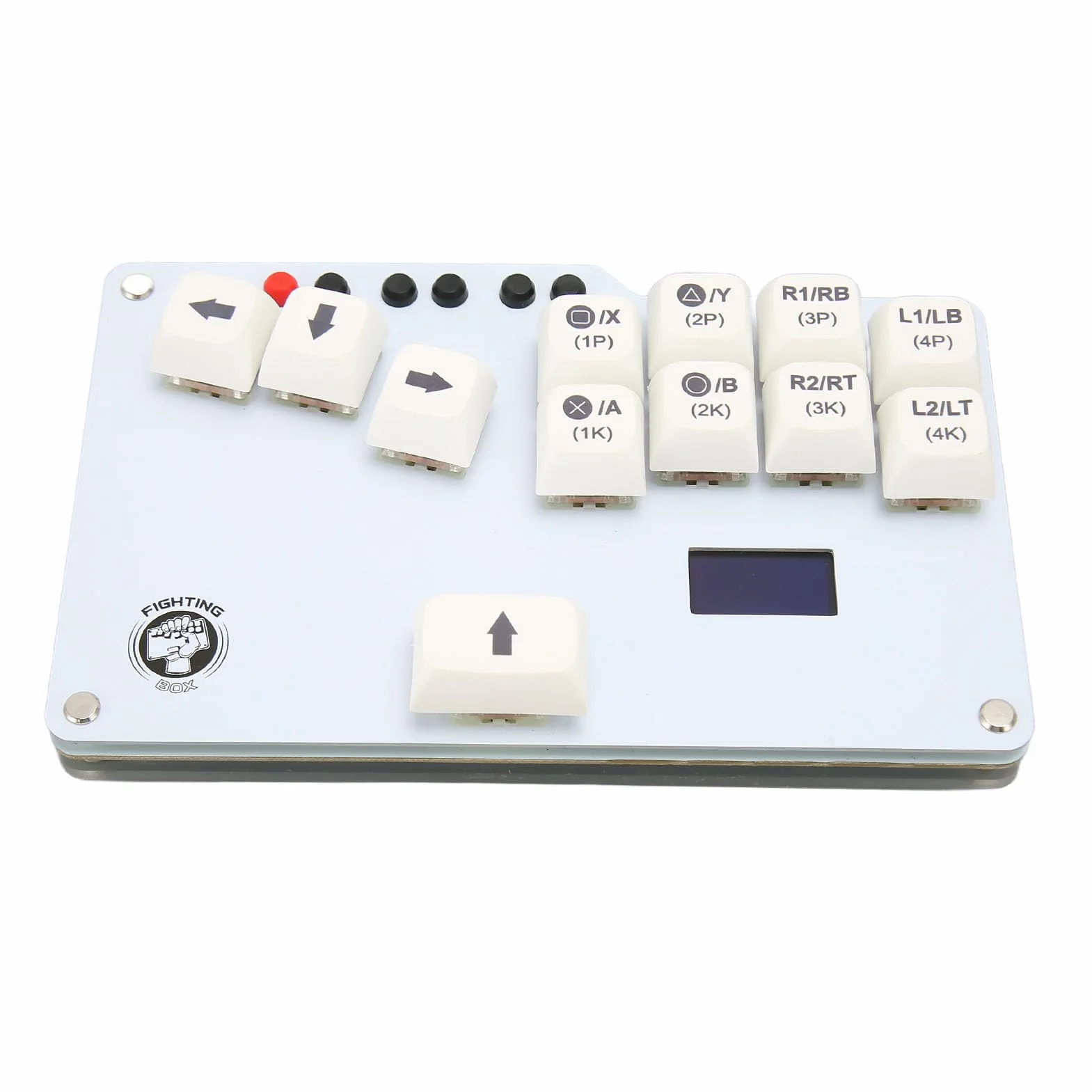 Generic Klawiatura Fighting Box Niskie Opóźnienia Konfigurowalne Tryby Wprowadzania Danych dla Bijatyk Zręcznościowych na konsolę PC 15,6 X 9,7 X 2,3 Cm