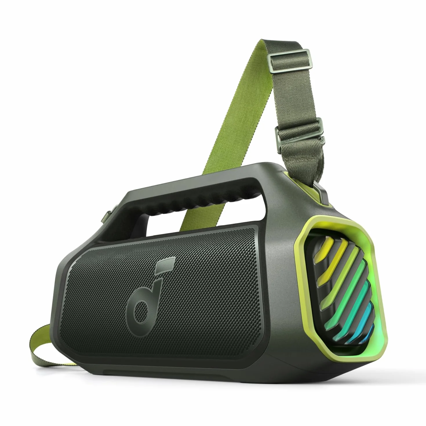 soundcore Anker Głośnik outdoorowy Boom 2 Plus(odnowiona), 140W,BassUp 2.0, szybkie ładowanie 30W, 20 godzin odtwarzania, wodoodporność IPX7, na kempingu, plaży i podwórku