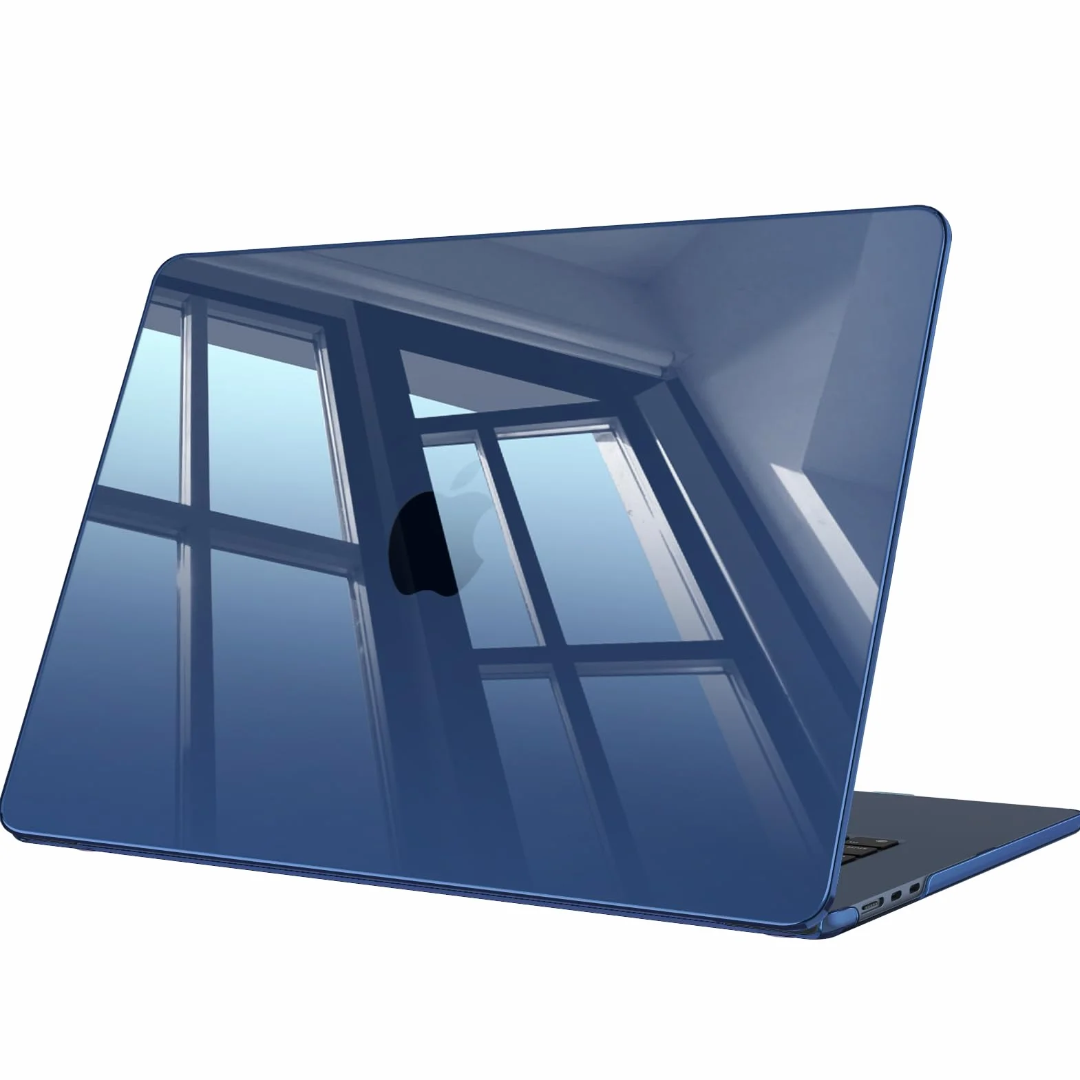 Fintie Etui ochronne do MacBook Air 15 cali M5 M4 M3 M2 A3448 A3241 A3114 A2941 kryształowe czarne