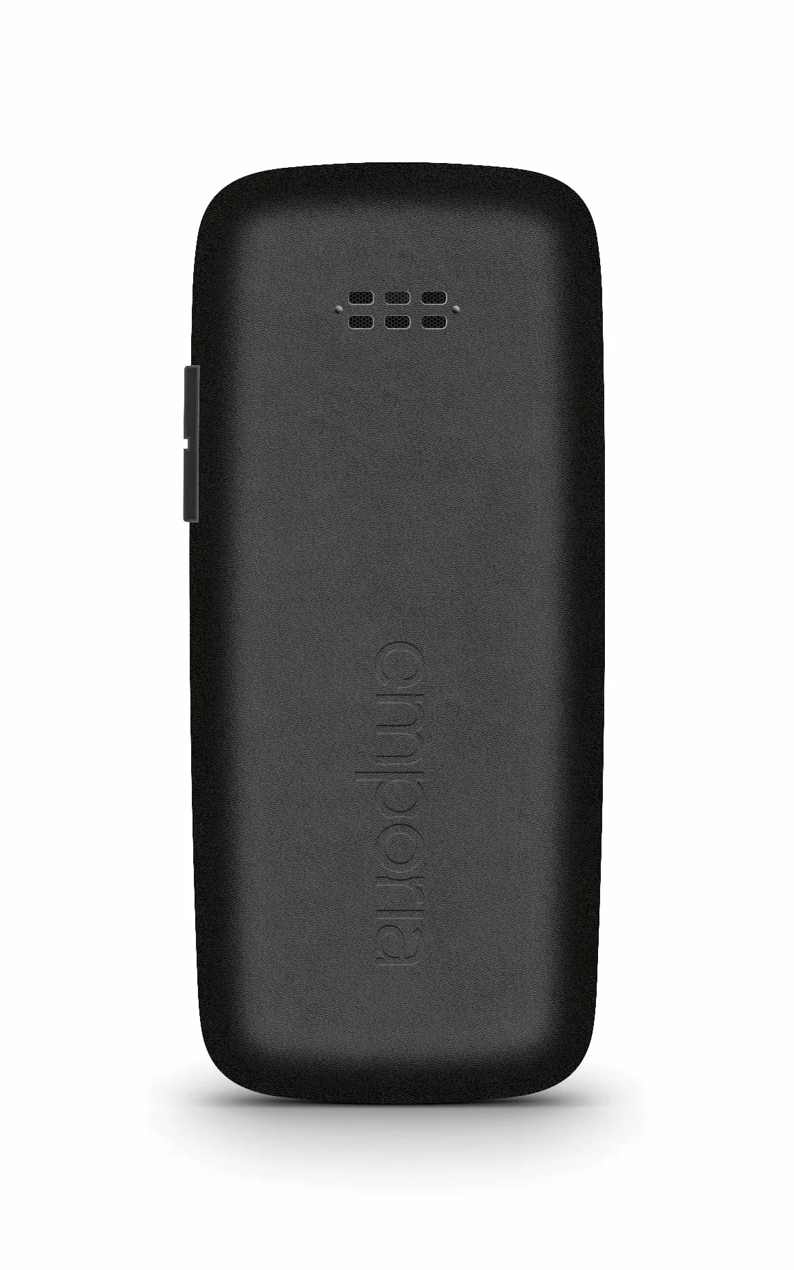 Emporia Happy Starszy telefon komórkowy, wysokiej jakości, wytrzymały telefon, kolorowy wyświetlacz, Bluetooth, 3 szybkie przyciski, duże podświetlane przyciski, stacja ładowania, czarny (Włochy)