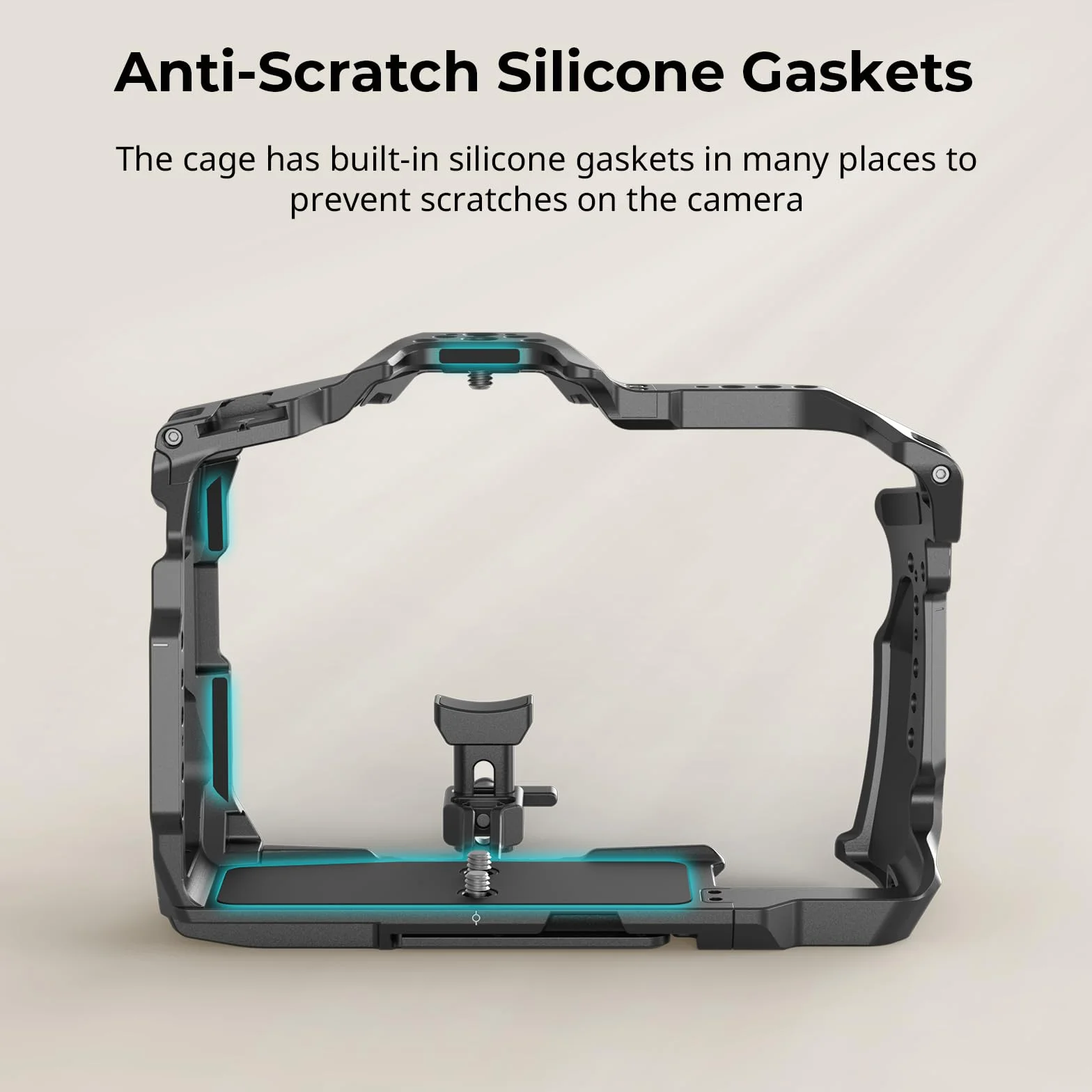 SMALLRIG Cage dla Blackmagic Design Cinema 6K, Pełna Klatki z Dołączoną Obsługą Konwertera Mocowania Obiektywu, Odporna na Odbicia, Odporna na Zarysowania, Wbudowanych Wiele Punktów Mocowania - 4785