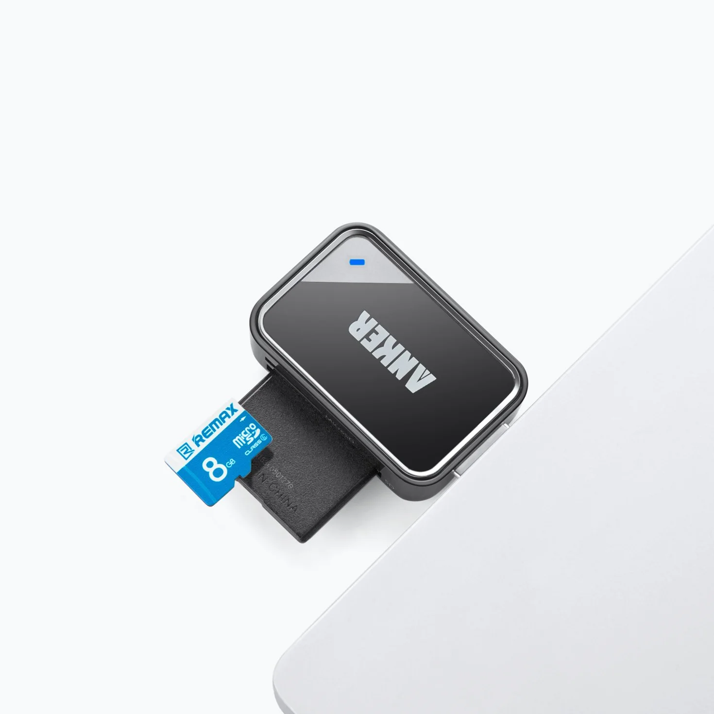 Anker USB 3.0 SD/TF Memory Card Reader 2 Slots Card Reader for SDXC, SDHC, SD, MMC, RS-MMC, Micro SDXC, Micro SD, Micro SDHC Card, Supports UHS-I Cards