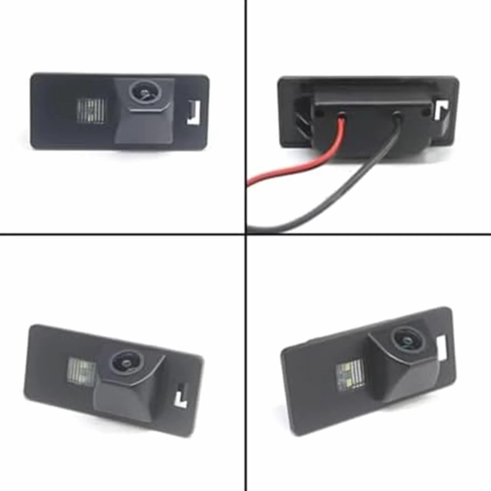 Tylna kamera pojazdu Kamera cofania, dla S5, dla A4(BLACK Fixed Ruler Line)
