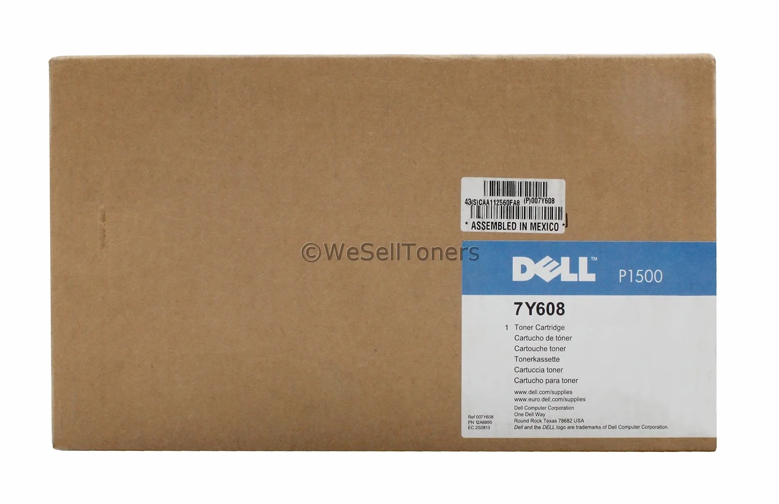 Dell Standardowa pojemność kasety z tonerem 'Use and Return' wydajność 3000 stron do drukarki laserowej Dell P1500 - czarny