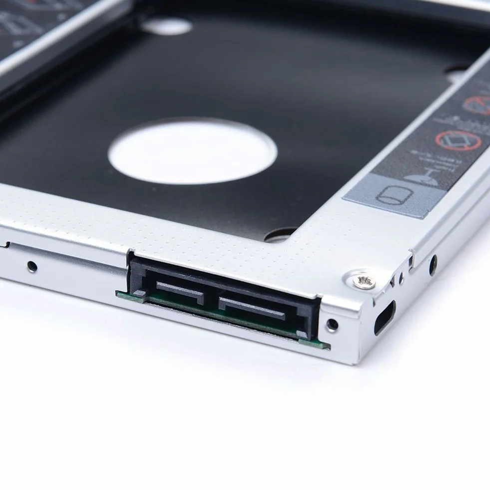 RGBS 9,5 mm SATA na SATA 2. HDD HD dysk twardy Caddy etui do ASUS ACER HP Dell Benq Sony uniwersalny laptop CD/DVD-ROM optyczna wnęka