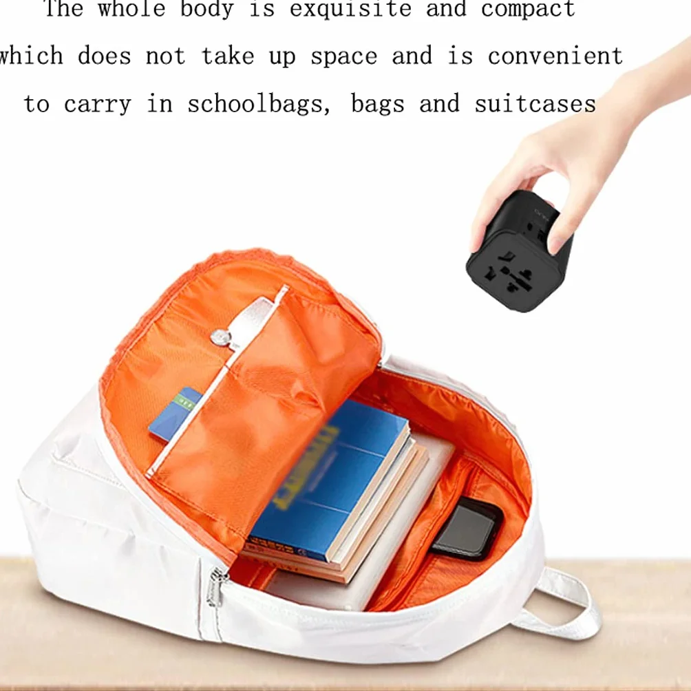 International Plug Converter, Adapter Plug Travel dla podróży na całym świecie, z 3 Usb. Ports Travel Portable International Socket Converter (Color : 3USB)
