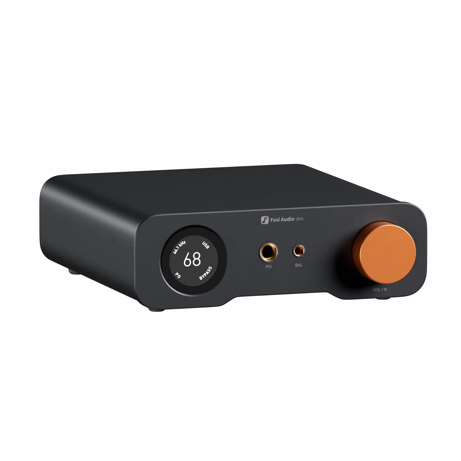 Fosi Audio ZH3 Wzmacniacz Słuchawkowy DAC, w Pełni Zbalansowany Przedwzmacniacz z AKM4493SEQ XMOS XU316 PCM768 kHz, Wejście USB/Optyczne/COAX/RCA/12 V Trigger, Wyjście XLR/RCA/4,4 mm/6,35 mm z Pilotem