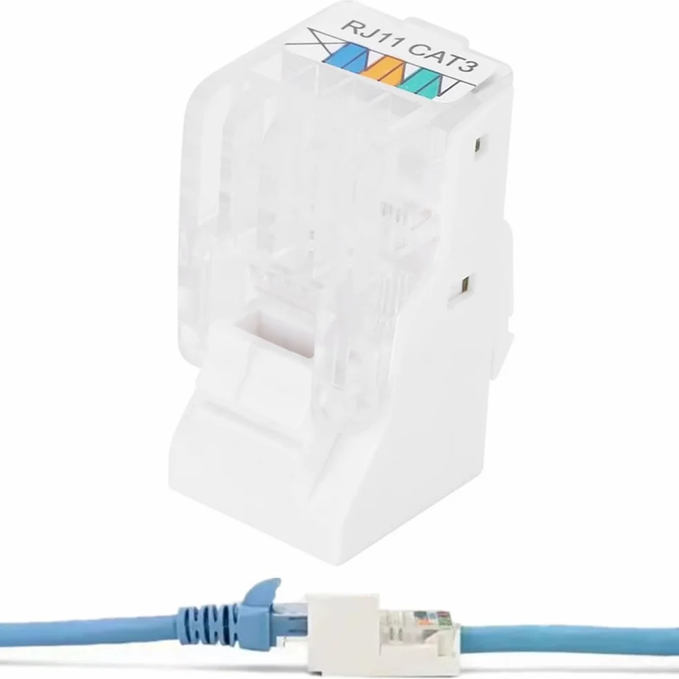 Keystony Keystone Rj11, 5 sztuk CAT3, moduł Cat3, 4 darmowe połączenia telefoniczne, informacje o elemencie elektronicznym, pojedyncze drzwi