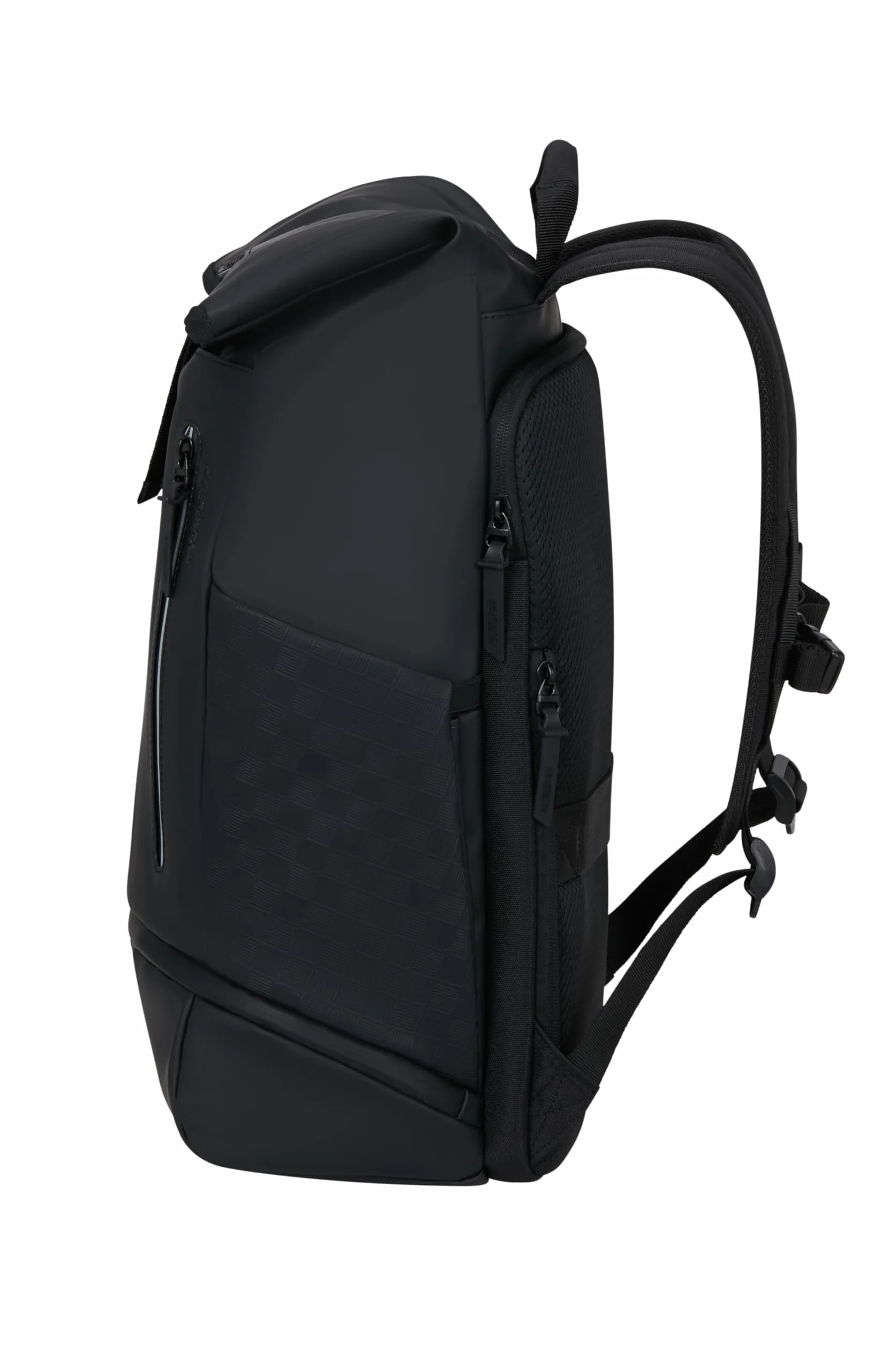 American Tourister Urban Tide - Rolltop Plecak na Laptopa 15.6", wodoodporny, z kieszenia na buty/ubrania, do biura, szkoly & uczelni - Czarny