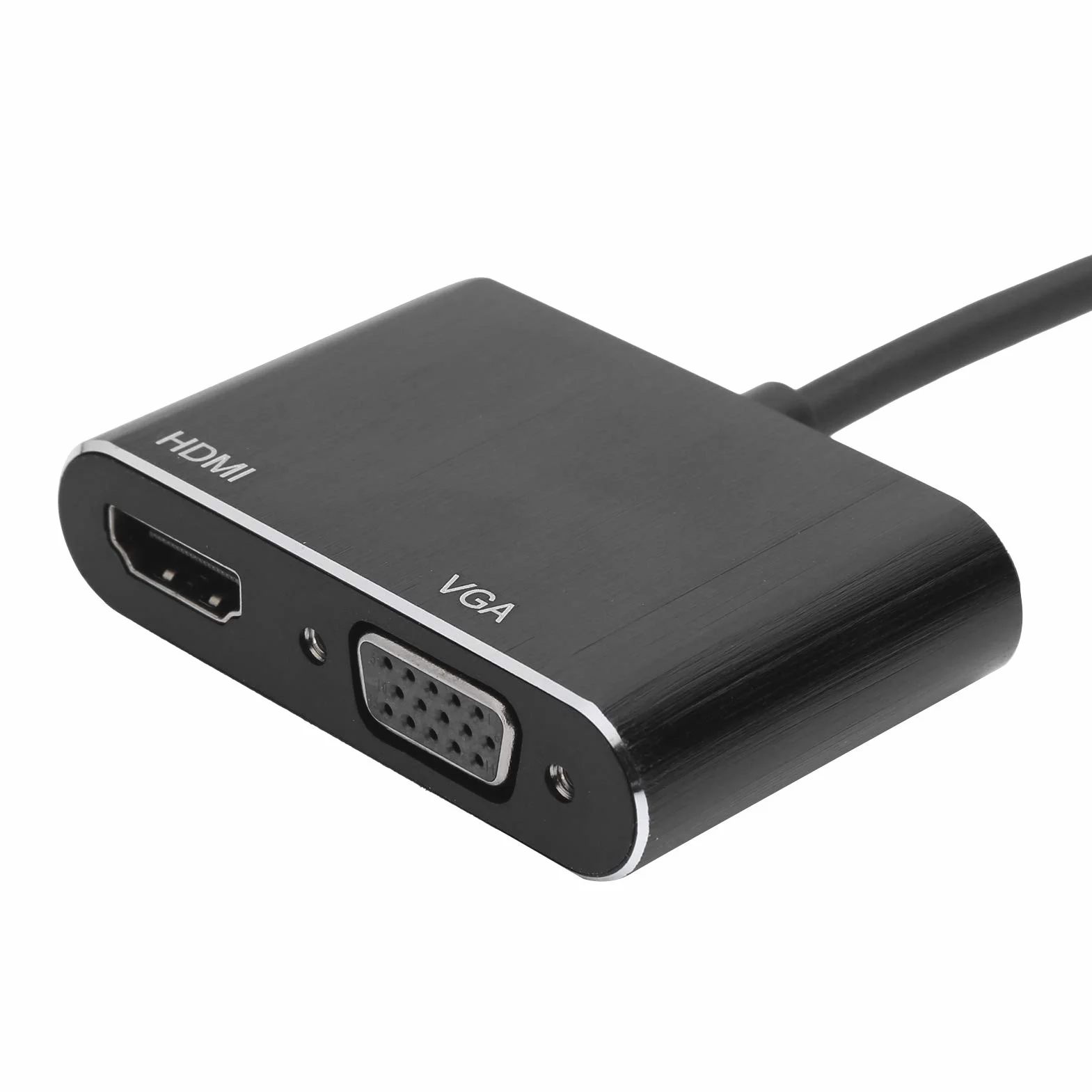 Adapter USB na HDMI VGA, Konwerter USB 3.0 na HDMI 1920 X 1080P, żeński Adapter Wideo 5 Gb/s USB na HDMI i VGA, Plug and Play