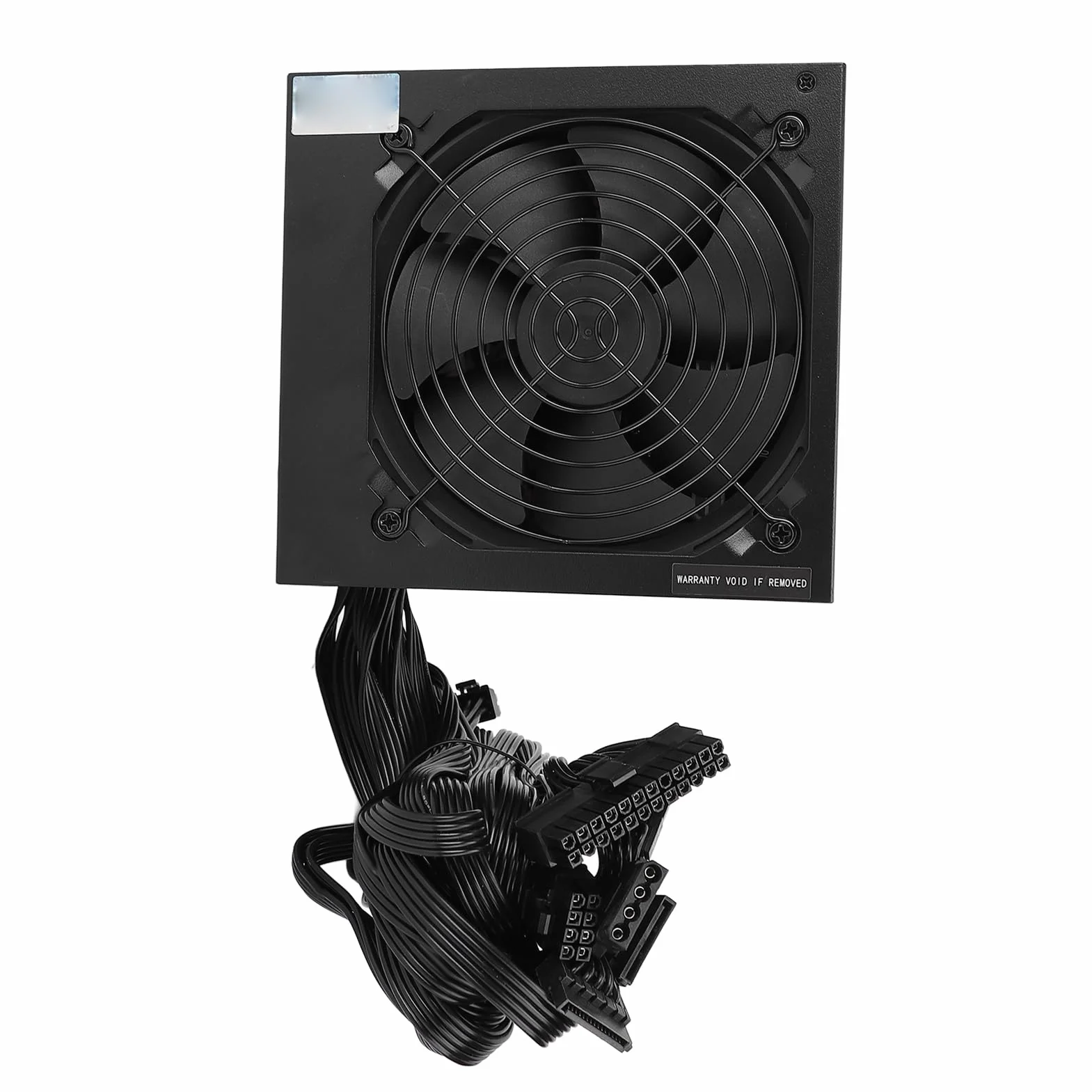 Zasilacz ATX 700 W z Wentylatorem Chłodzącym 120 Mm, Obsługa Dwóch Platform, Zabezpieczenie Nadprądowe, do Obudowy Komputera Stacjonarnego i Komputera do Domowego Biura