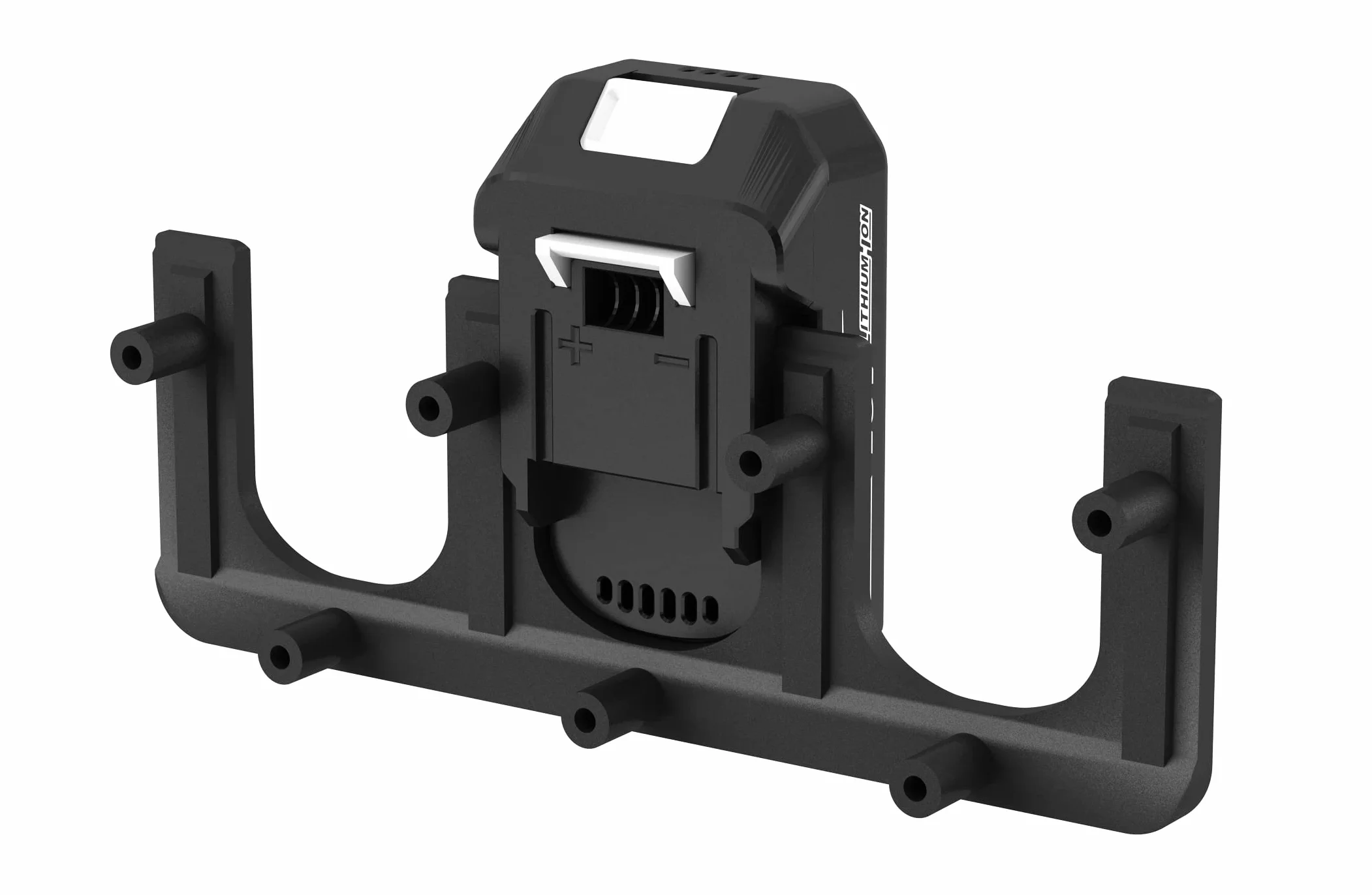 NewGround Designs Uchwyt ścienny na akumulator do Makita 18 V - 14,4 V - uchwyt na akumulator (3 baterie)