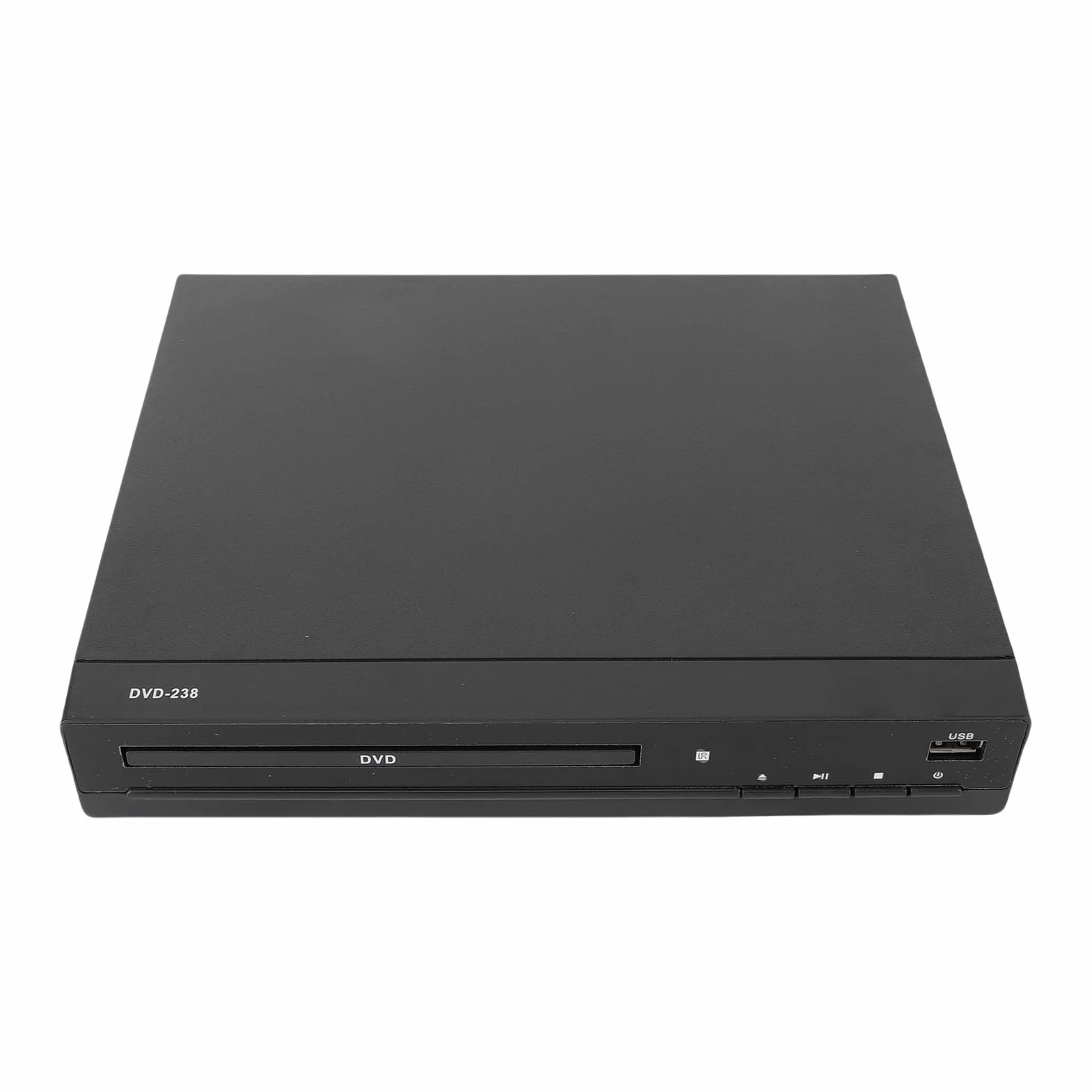 Odtwarzacz DVD, Skalowanie do 1080P, USB 2.0, Odtwarzanie We Wszystkich Regionach, Odtwarzacz DVD, z Pilotem i Wyjściem AV, do Projektora Kina Domowego (wtyczka UE)