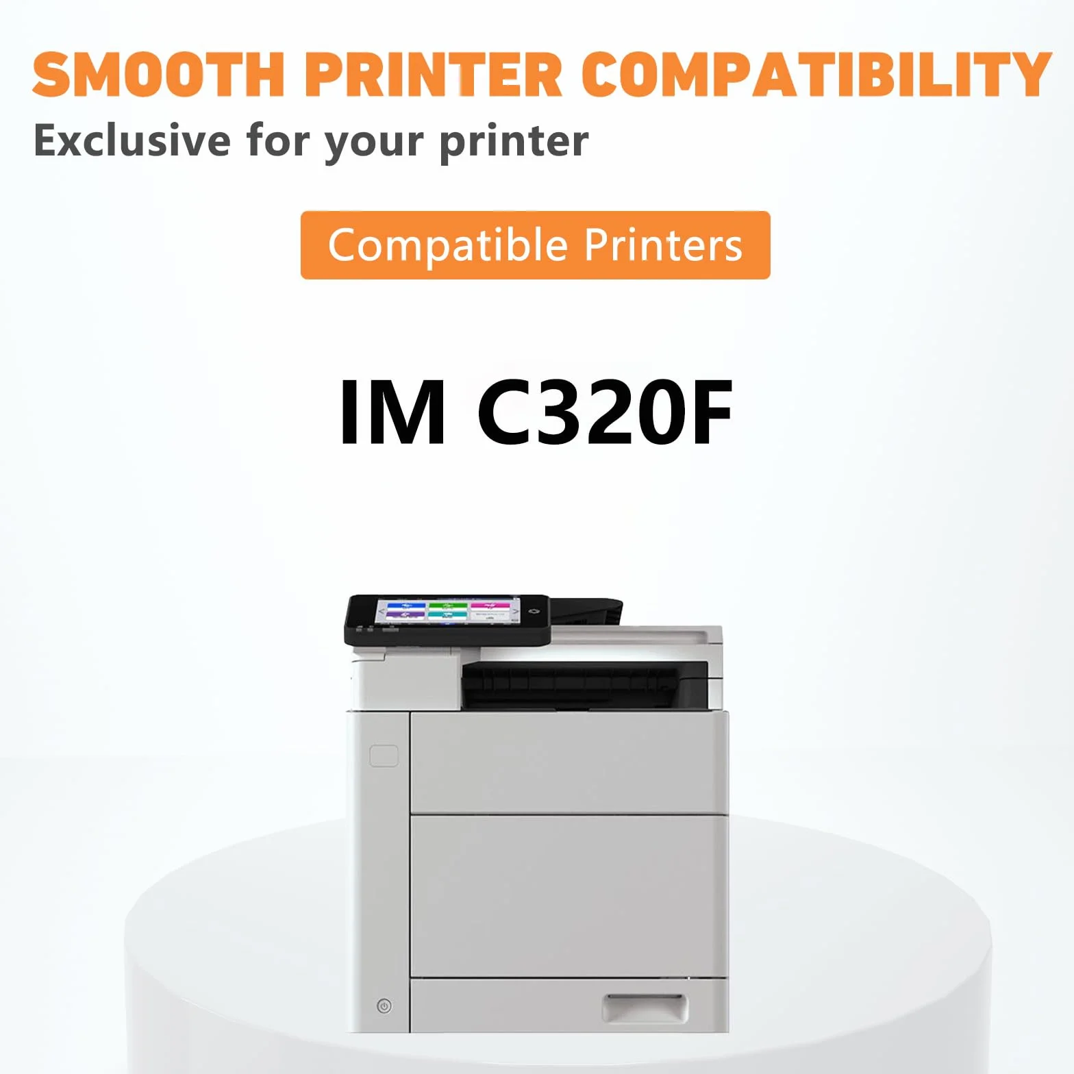 hehua IM C320F kartusze z tonerem kompatybilne z Ricoh IMC320F 842726 842727 842728 842729 toner do Ricoh IM C320F MC320FW PC375 toner żółty IM C320F 10 000 stron 1 żółty