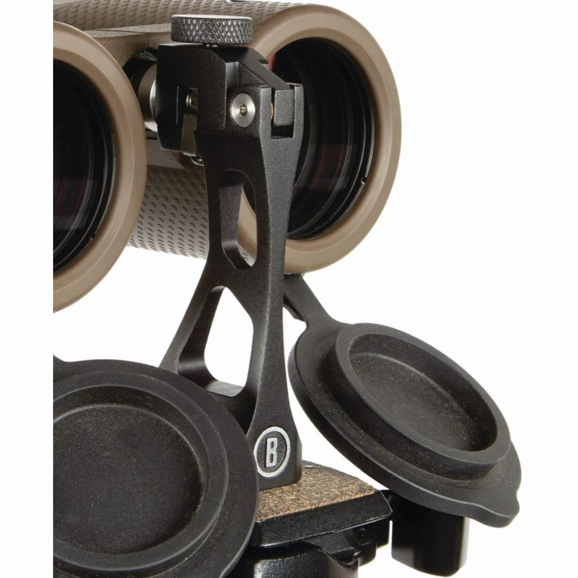 Bushnell - Adapter statywowy do lornetek - standardowy gwint 1/4” x 20 pasuje do większości lornetek - aluminium - adapter statywowy - BAHQRADPT