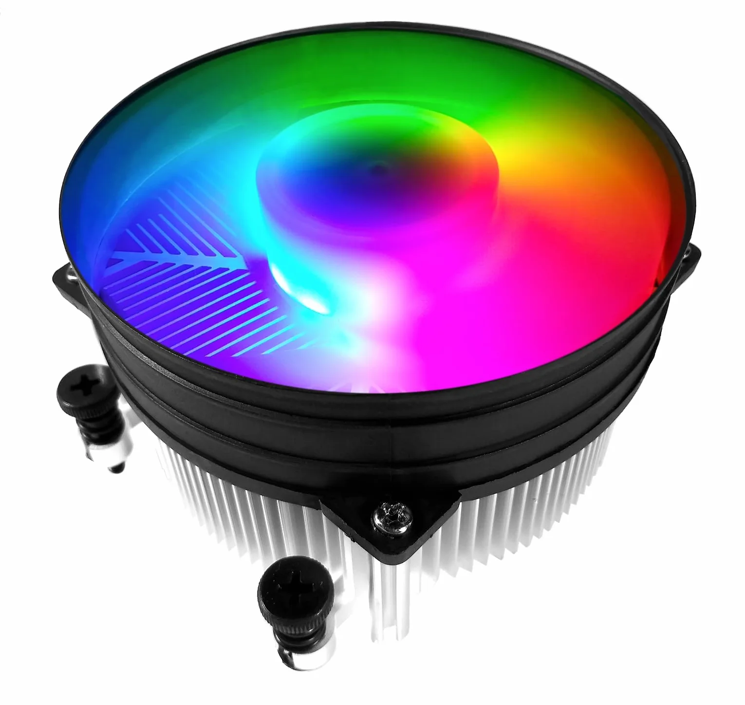 Chłodzenie procesora TW-25 95 W RGB LED z aluminiowym radiatorem, wentylator 92 mm, 4-pinowy PWM z nakładaną pastą termiczną do AMD AM5 AM4 PC