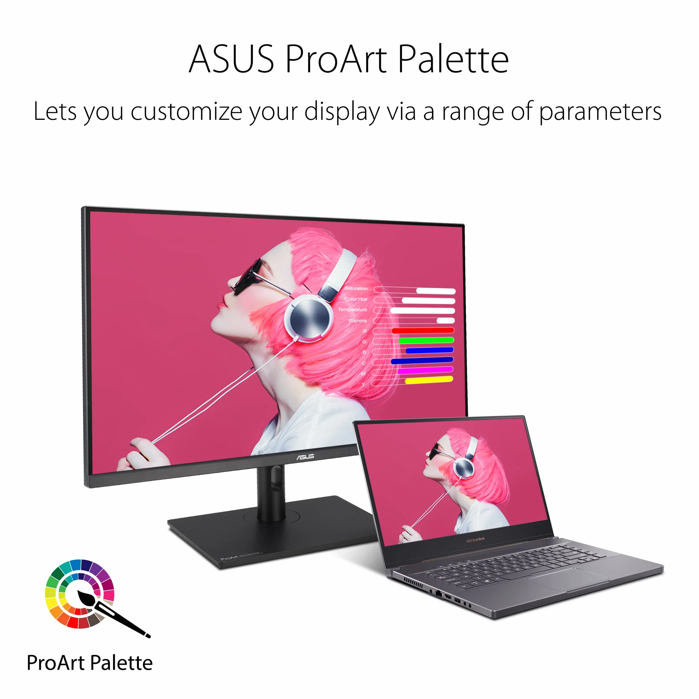 ASUS ProArt PA328QV profesjonalny monitor 31,5", WQHD, 16:9 IPS, 2560 x 1440, ergonomiczny, Pivot, Calman, wysoka wierność kolorów, HDR 10, DisplayPort, HDMI, koncentrator USB