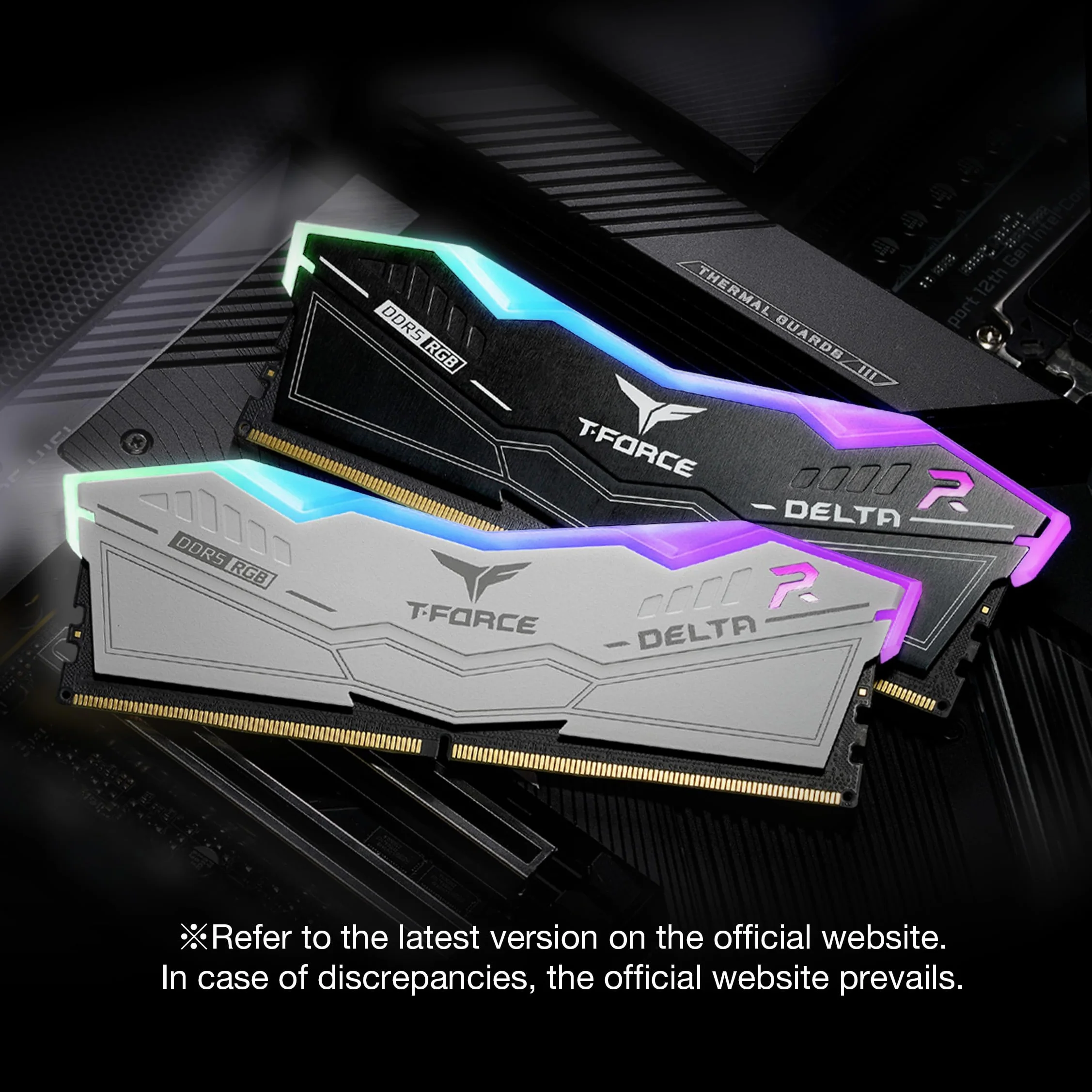 DIMM 32 GB DDR5-6000 (2 x 16 GB) Dual-Kit (bia?y, FF4D532G6000HC30DC01, Delta RGB, INTEL XMP)