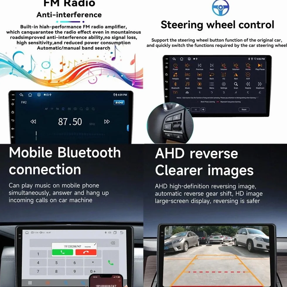 Multimedia Radio dla Honda inspire 4 2003-2007 9 Inch Android 15 In-Cell Touch Scree Car Player Rear View Camera For, 8 Core 6G+128G