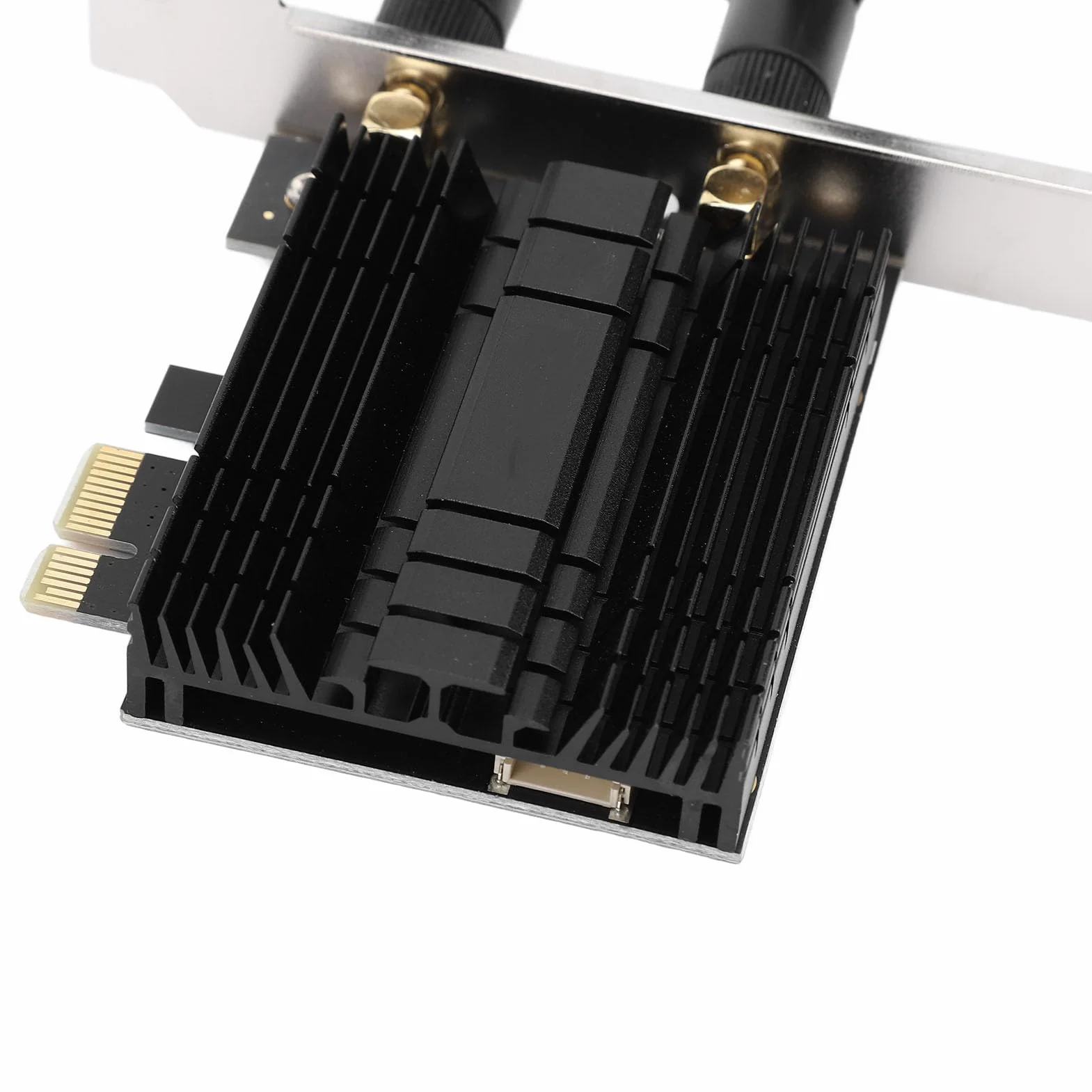 Karta BE200 WiFi 7, Karta Sieciowa WiFi 7, Karta Sieciowa PCIe 8774Mbps z Bluetooth 5.4, Trójzakresowa do 6GHz, 802.11ax, MU MIMO, Bezprzewodowa Karta Sieciowa 8774Mbps dla