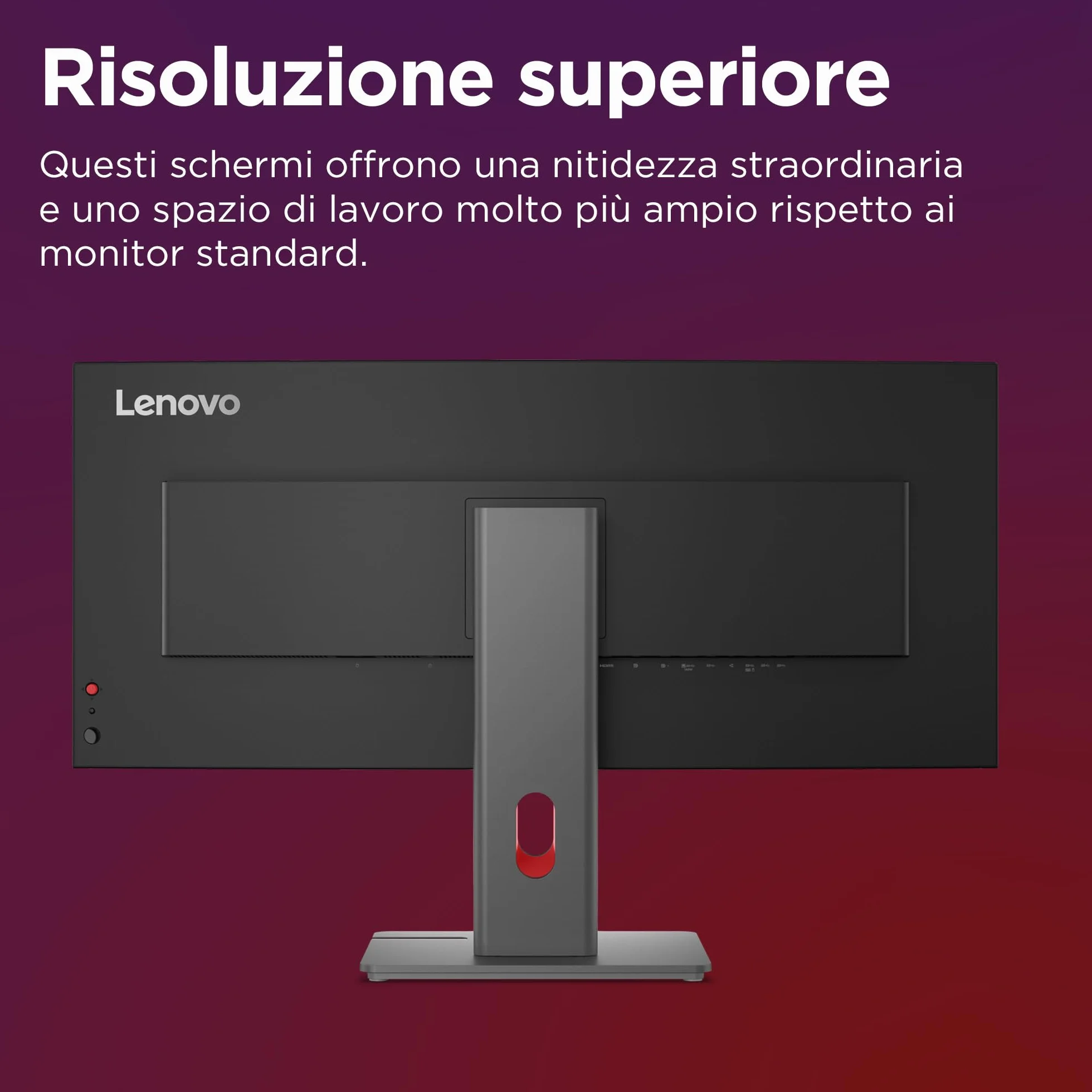 Lenovo ThinkVision P34WD-40 Monitor LED